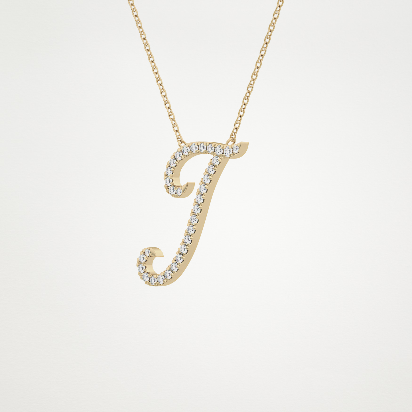 0.189 CT Moissanite I Shaped Necklace in 14K or 18K Solid Gold – DEF Color, VVS Clarity