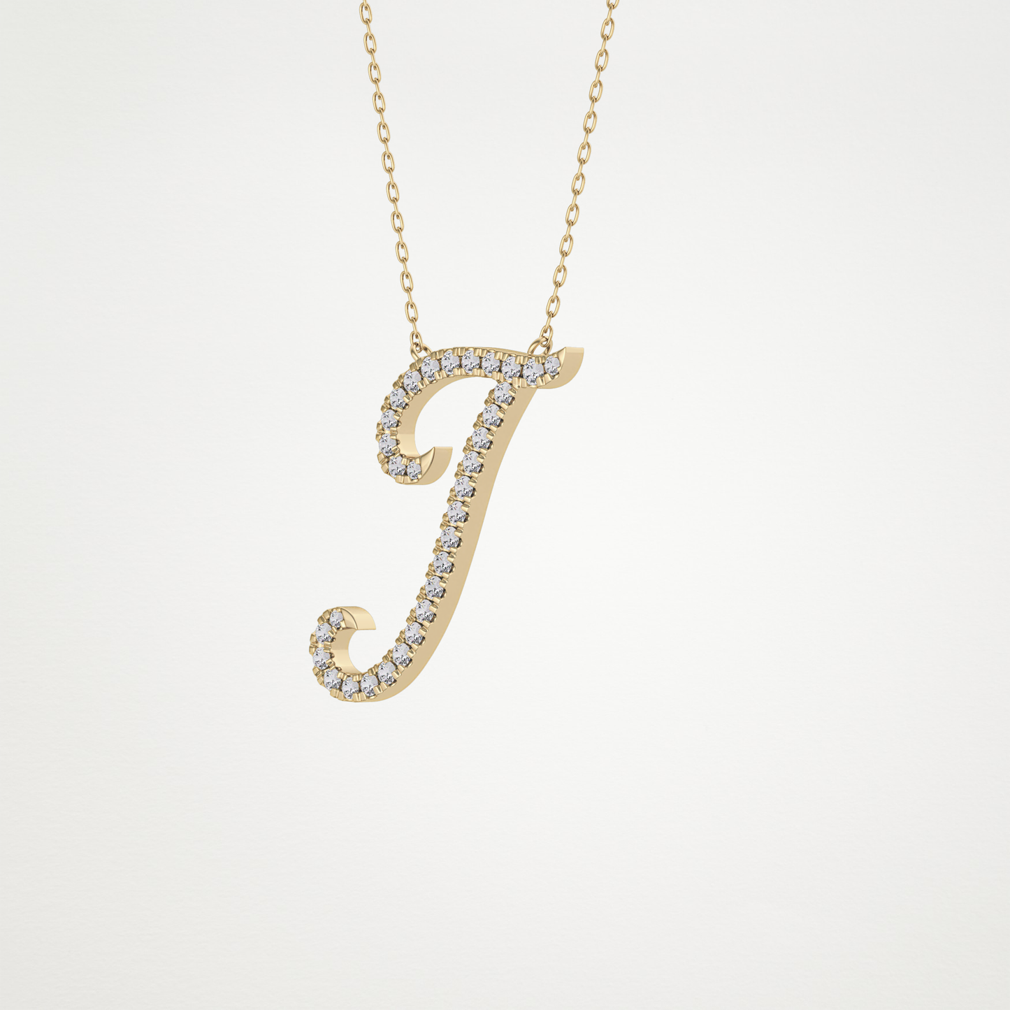 0.189 CT Moissanite I Shaped Necklace in 14K or 18K Solid Gold – DEF Color, VVS Clarity