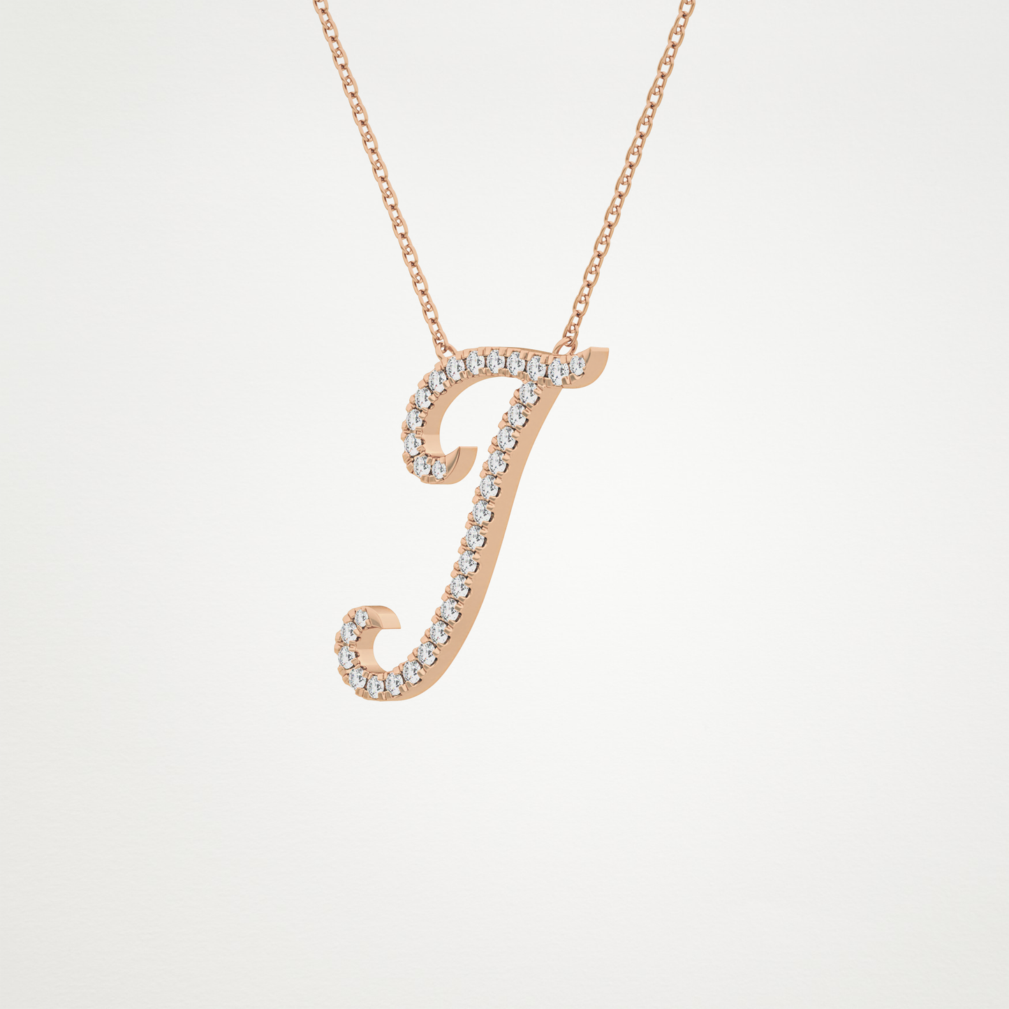 0.189 CT Moissanite I Shaped Necklace in 14K or 18K Solid Gold – DEF Color, VVS Clarity