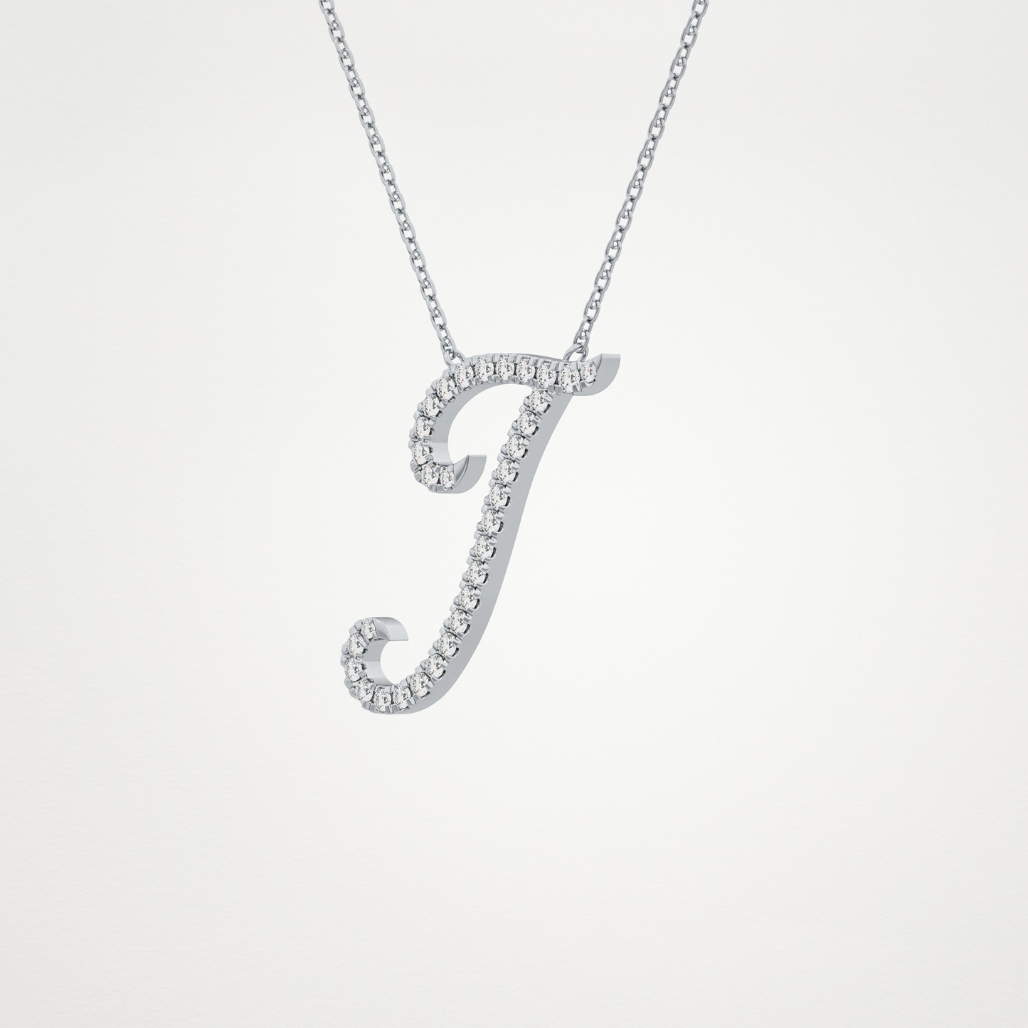 0.189 CT Moissanite I Shaped Necklace in 14K or 18K Solid Gold – DEF Color, VVS Clarity