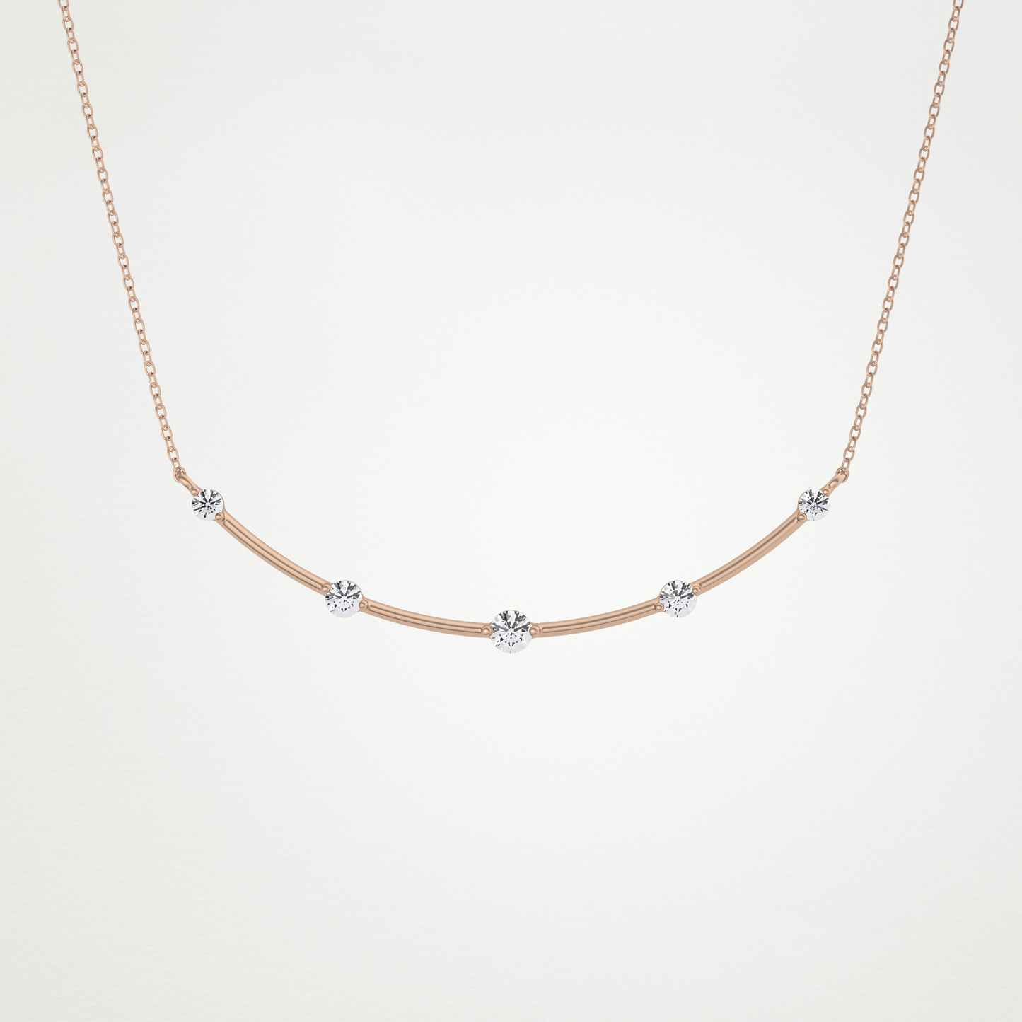 0.31 CT Moissanite Smily Shaped Necklace in 14K or 18K Solid Gold – DEF Color, VVS Clarity