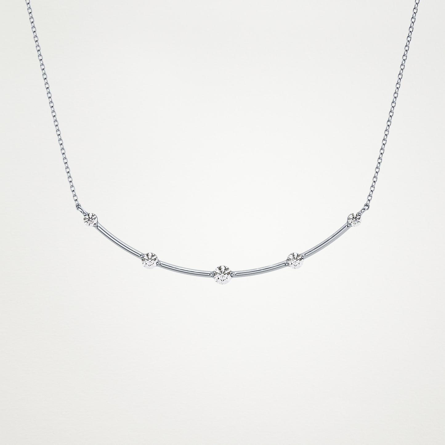 0.31 CT Moissanite Smily Shaped Necklace in 14K or 18K Solid Gold – DEF Color, VVS Clarity