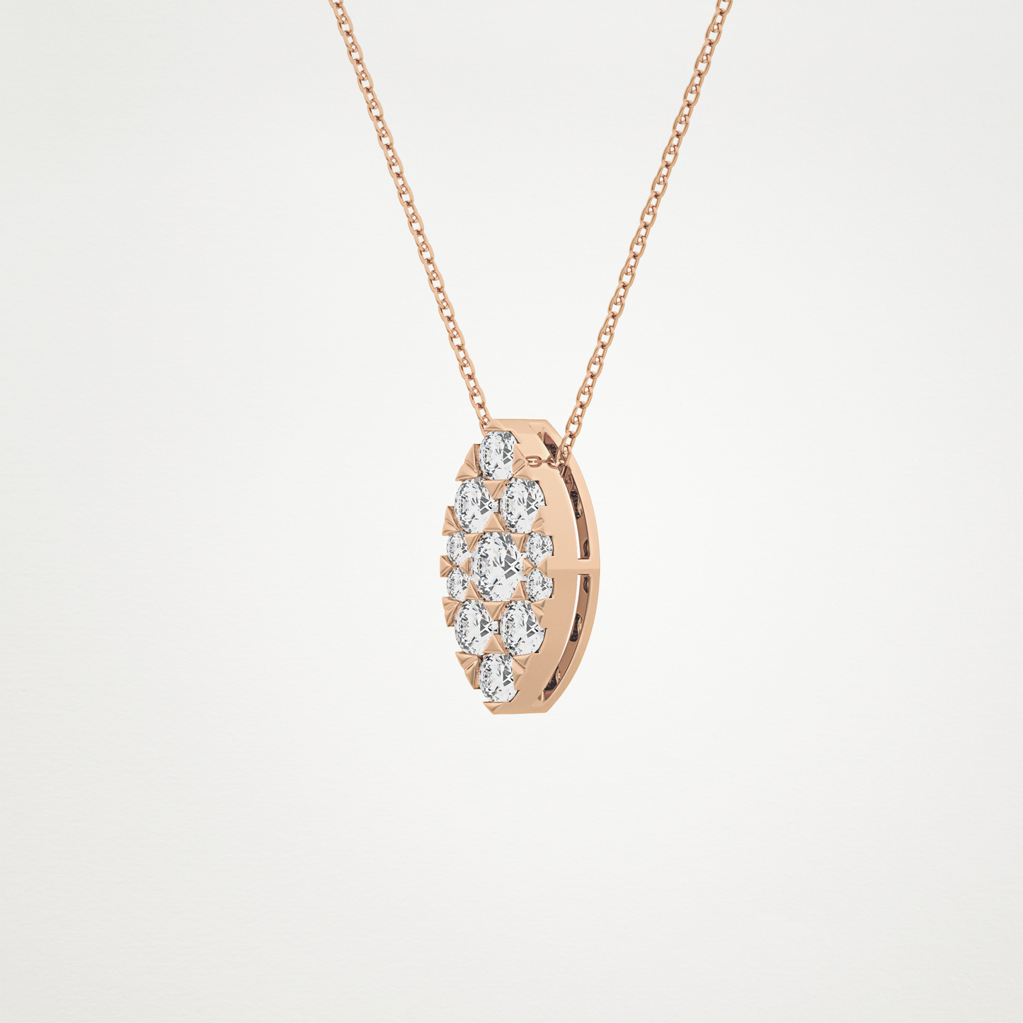 0.7 CT Moissanite Marquise Necklace in 14K or 18K Solid Gold – DEF Color, VVS Clarity