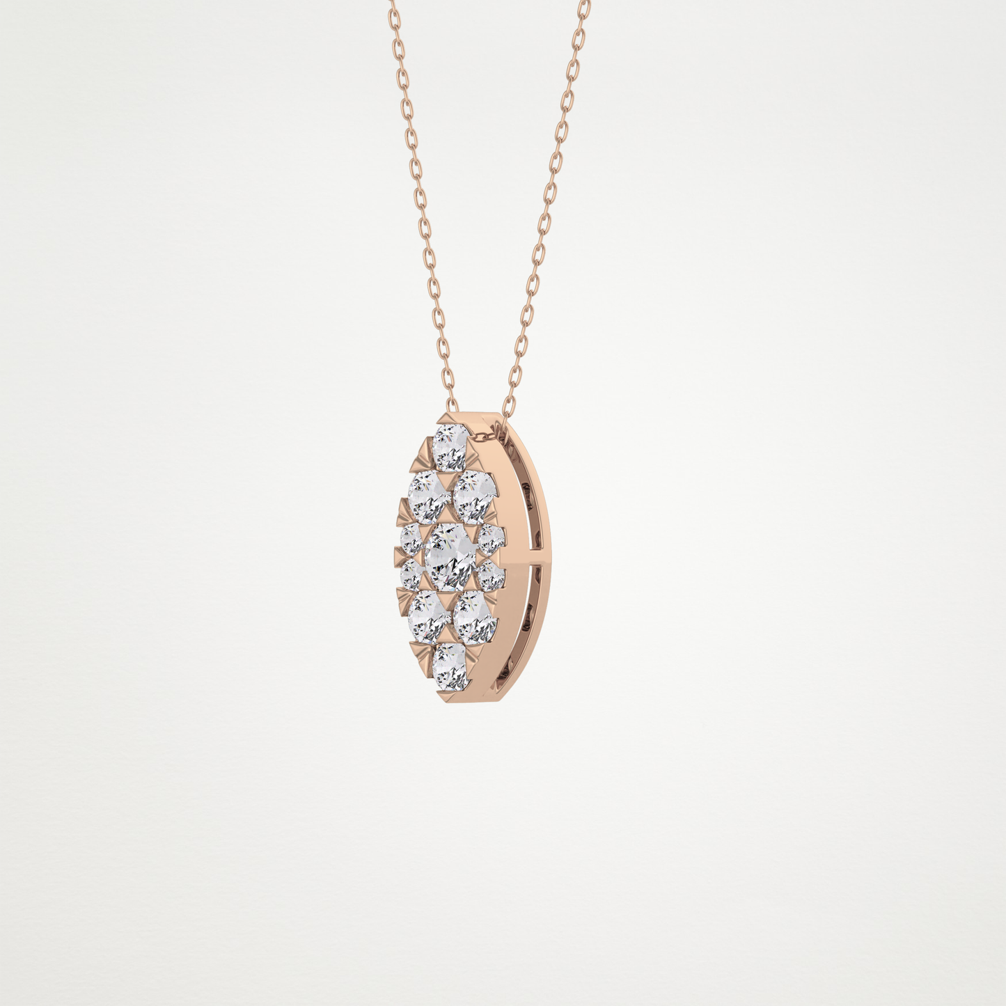 0.7 CT Moissanite Marquise Necklace in 14K or 18K Solid Gold – DEF Color, VVS Clarity