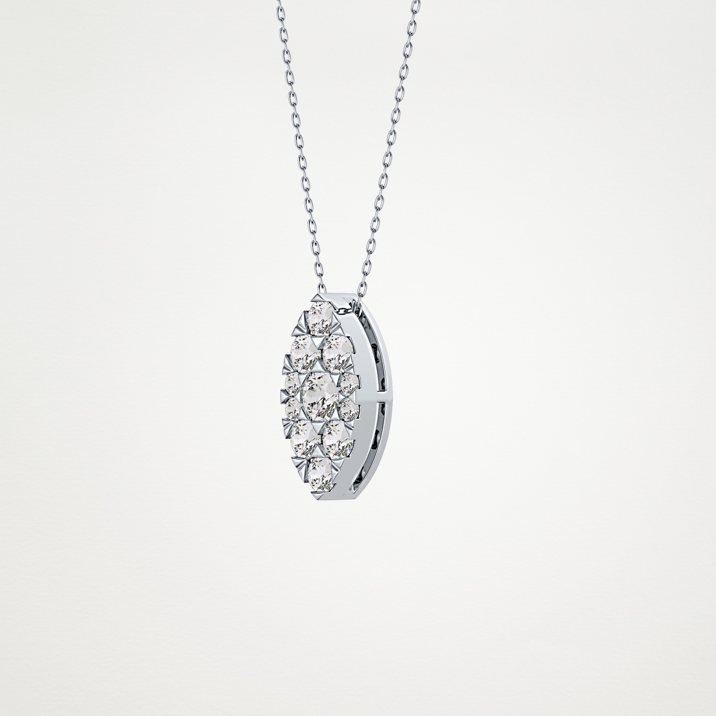 0.7 CT Moissanite Marquise Necklace in 14K or 18K Solid Gold – DEF Color, VVS Clarity