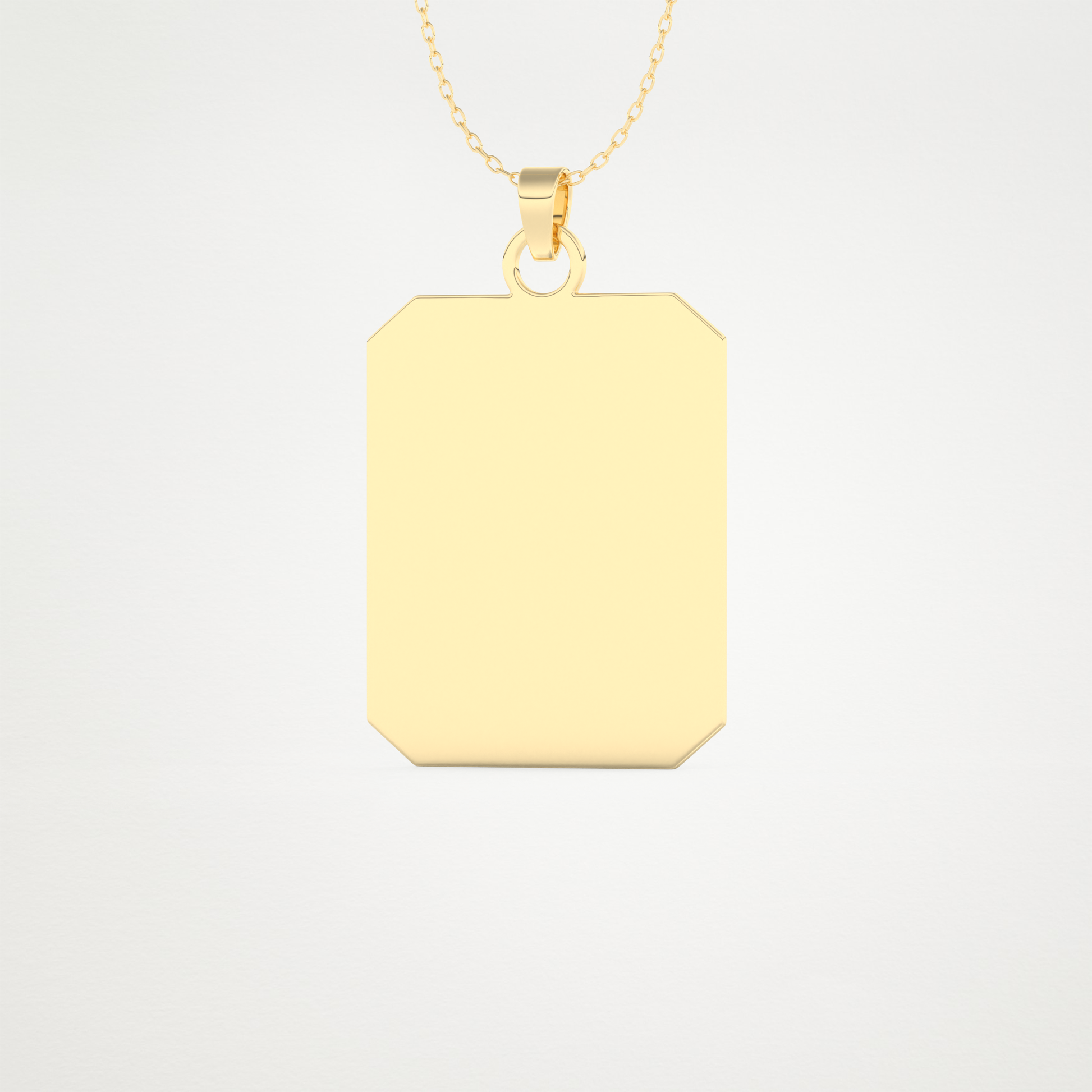 Custom Photo Printed Pendant Necklace – 14K/18K Gold & 925 Silver 9