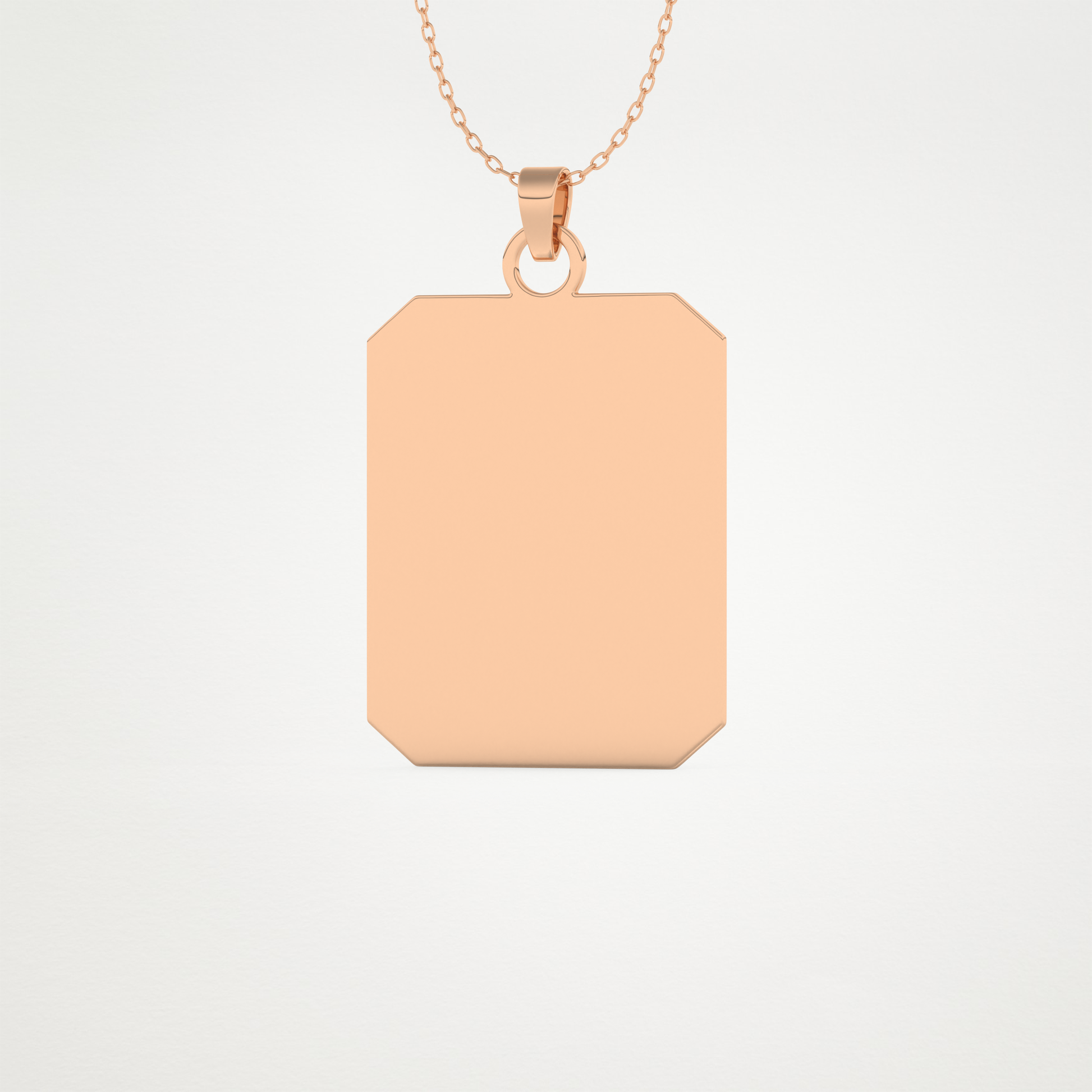 Custom Photo Printed Pendant Necklace – 14K/18K Gold & 925 Silver 14