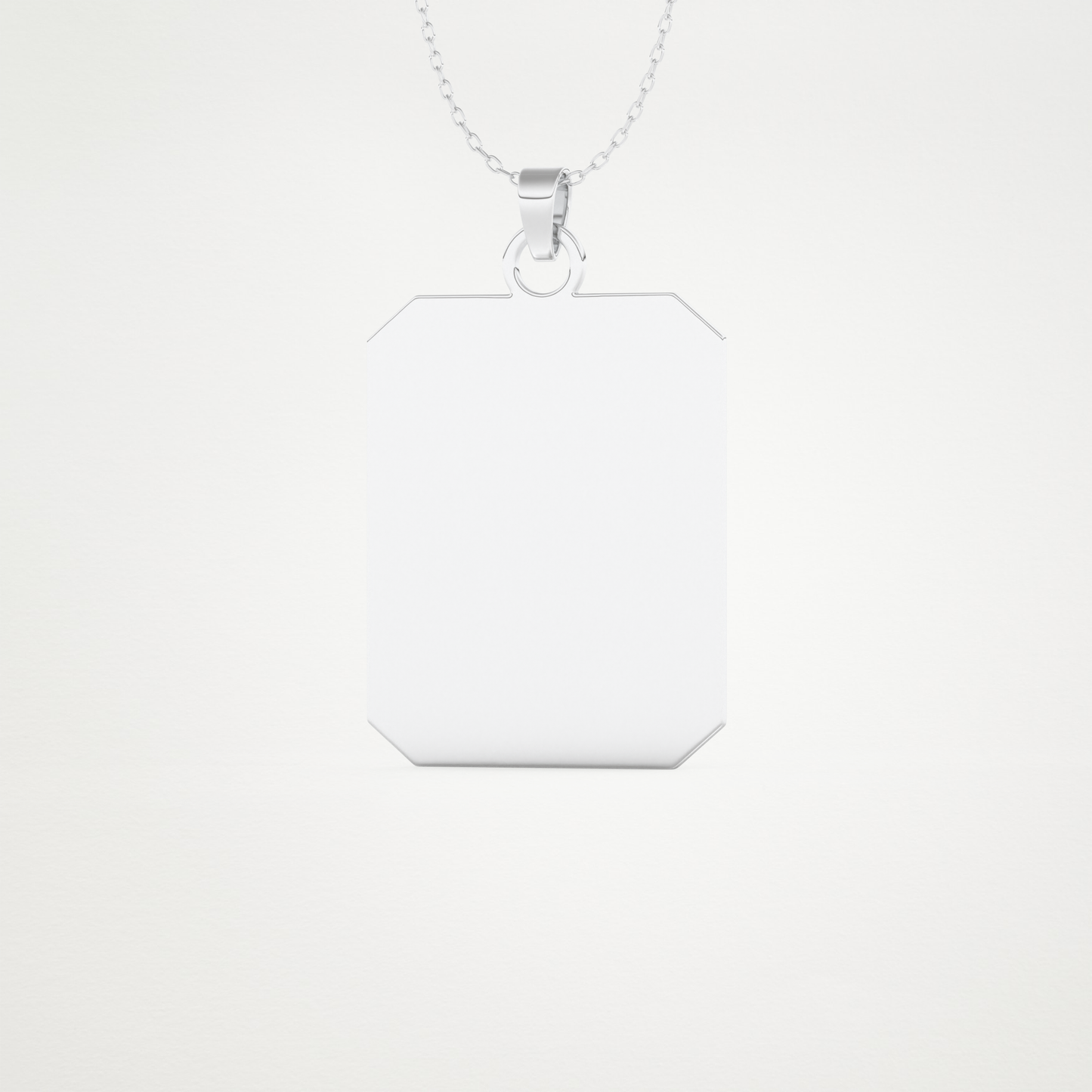 Custom Photo Printed Pendant Necklace – 14K/18K Gold & 925 Silver 4