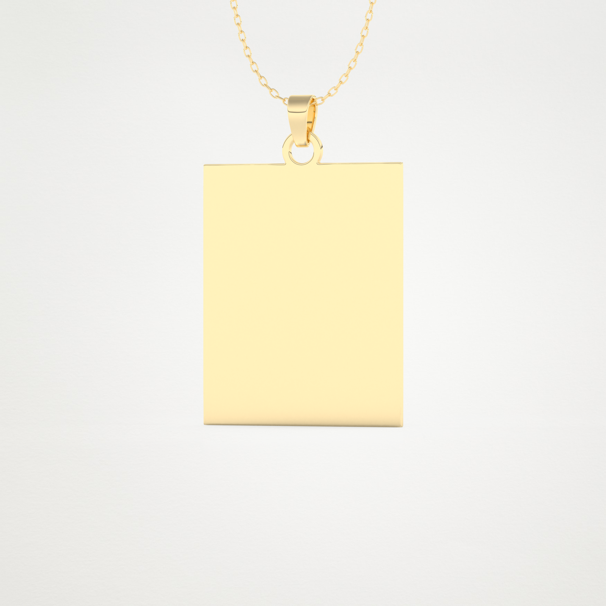 Custom Photo Printed Pendant Necklace – 14K/18K Gold & 925 Silver 9