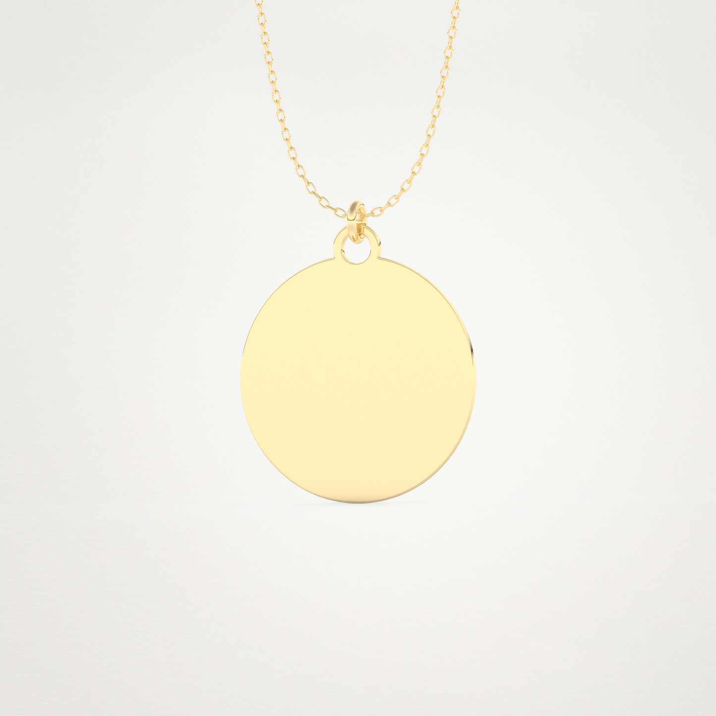 Custom Photo Printed Pendant Necklace – 14K/18K Gold & 925 Silver 9