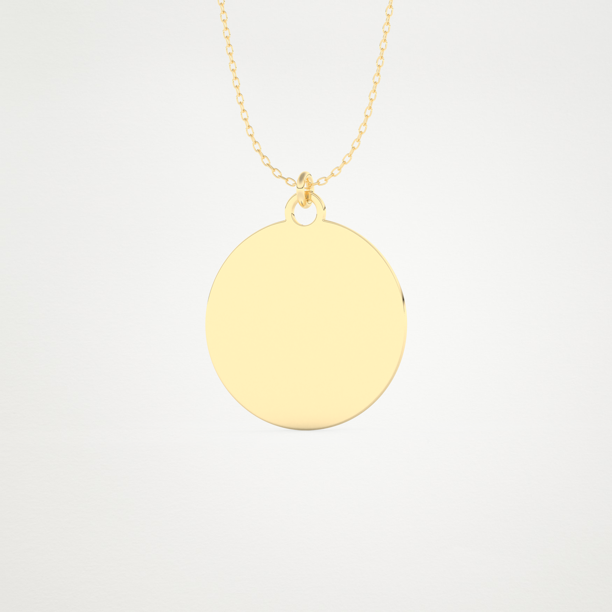 Custom Photo Printed Pendant Necklace – 14K/18K Gold & 925 Silver 9