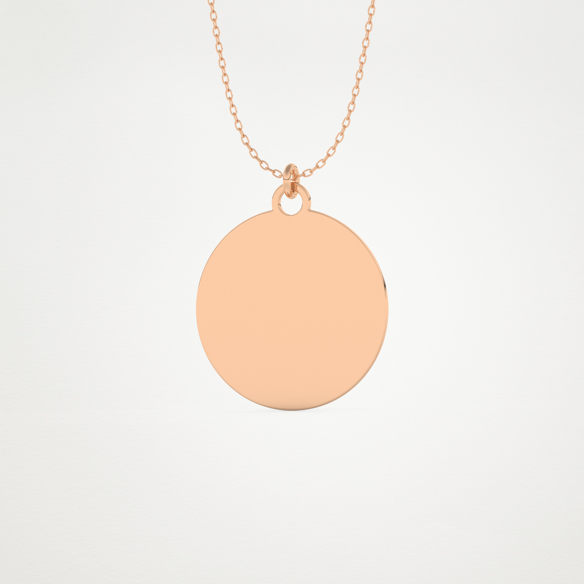 Custom Photo Printed Pendant Necklace – 14K/18K Gold & 925 Silver 14