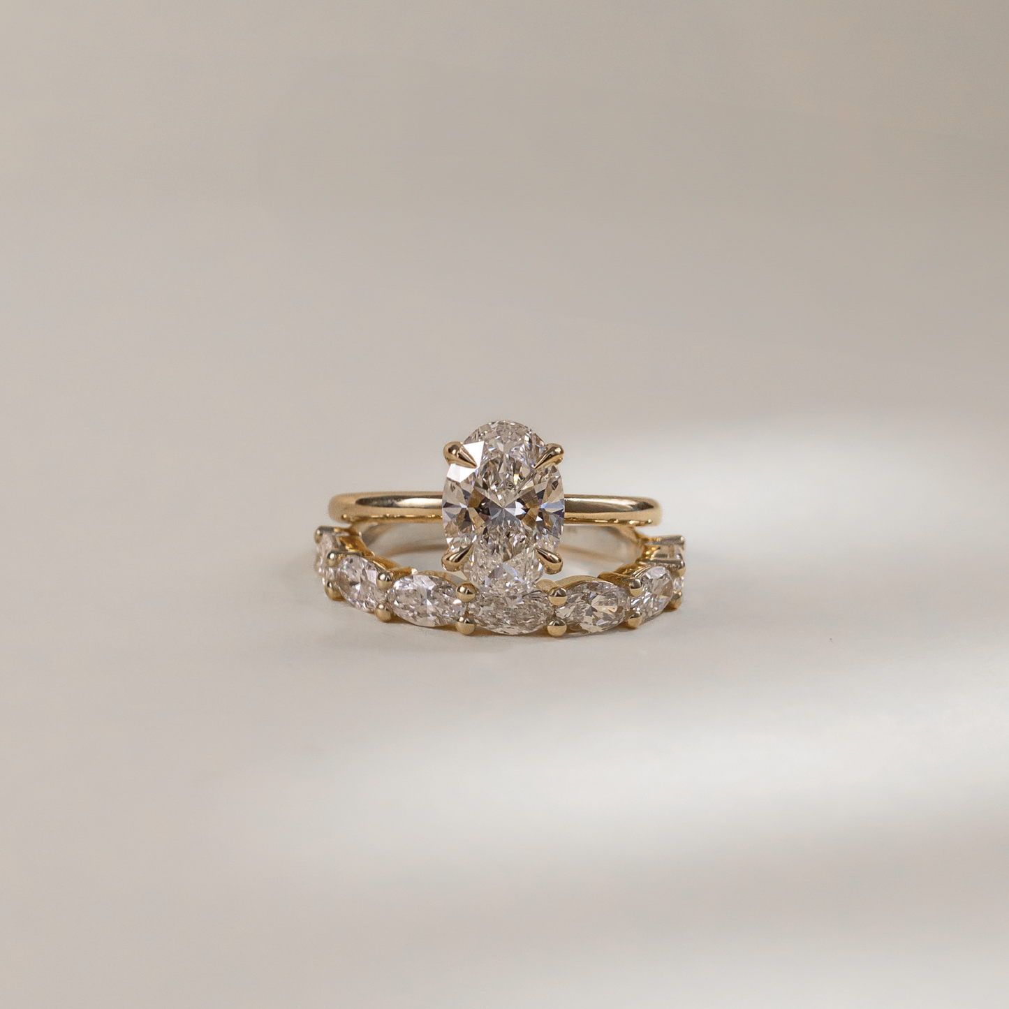 Stunning 2.0-3.0 CT Oval Moissanite Engagement Ring with Solitaire Design