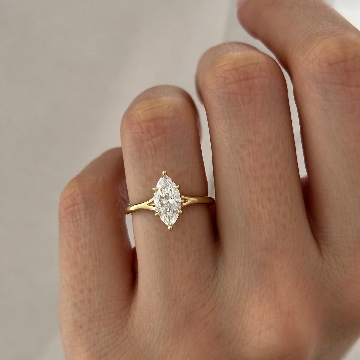 Round Halo, Pave & Split Shank Engagement Ring – 1.93 CT Lab Grown Diamond