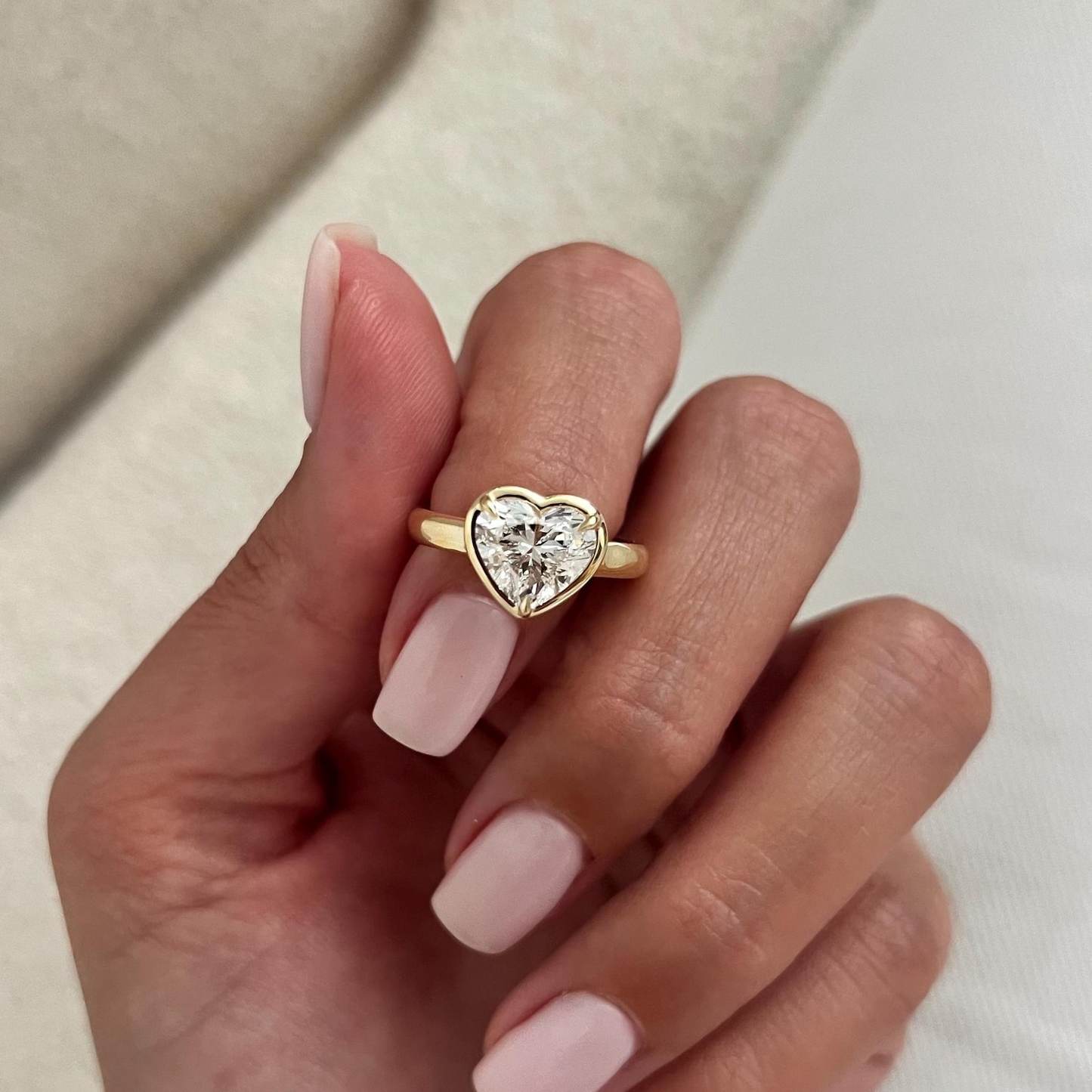 Round Halo, Pave & Split Shank Engagement Ring – 1.93 CT Lab Grown Diamond