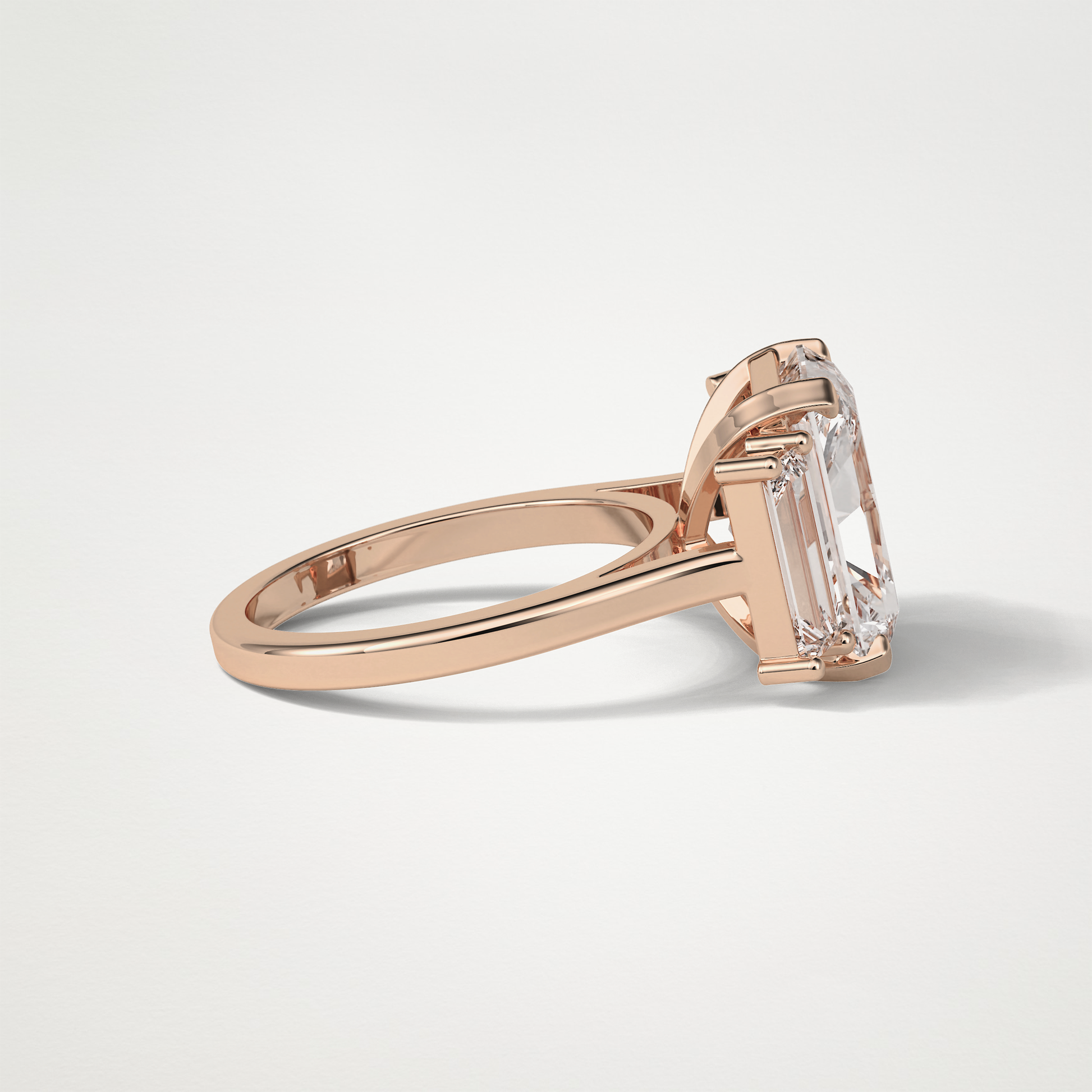 Radiant 3 Stone Moissanite Engagement Ring – 6.2 CT Lab-Created Brilliance in 10K/14K/18K Gold 17