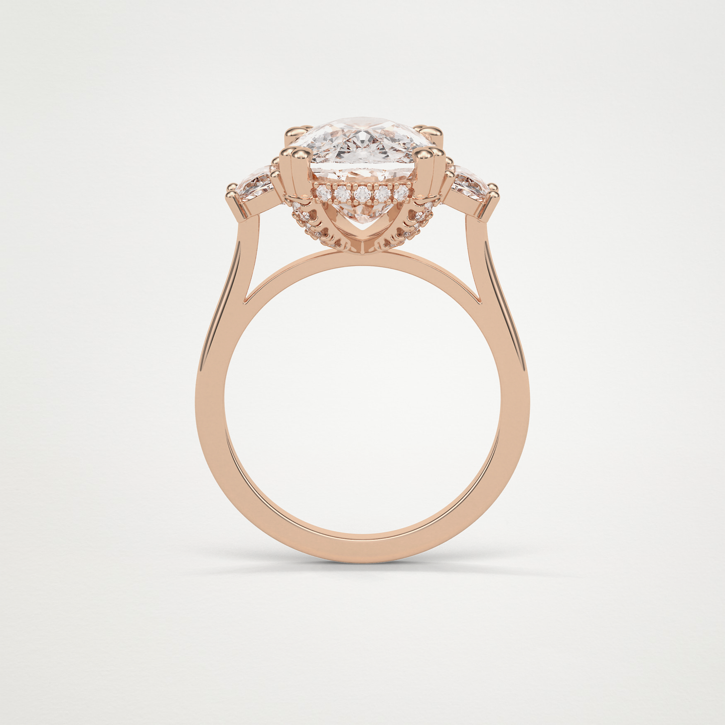 Cushion Three Stones Moissanite Engagement Ring – 6.3 CT Lab-Created Brilliance in 10K/14K/18K Gold 21