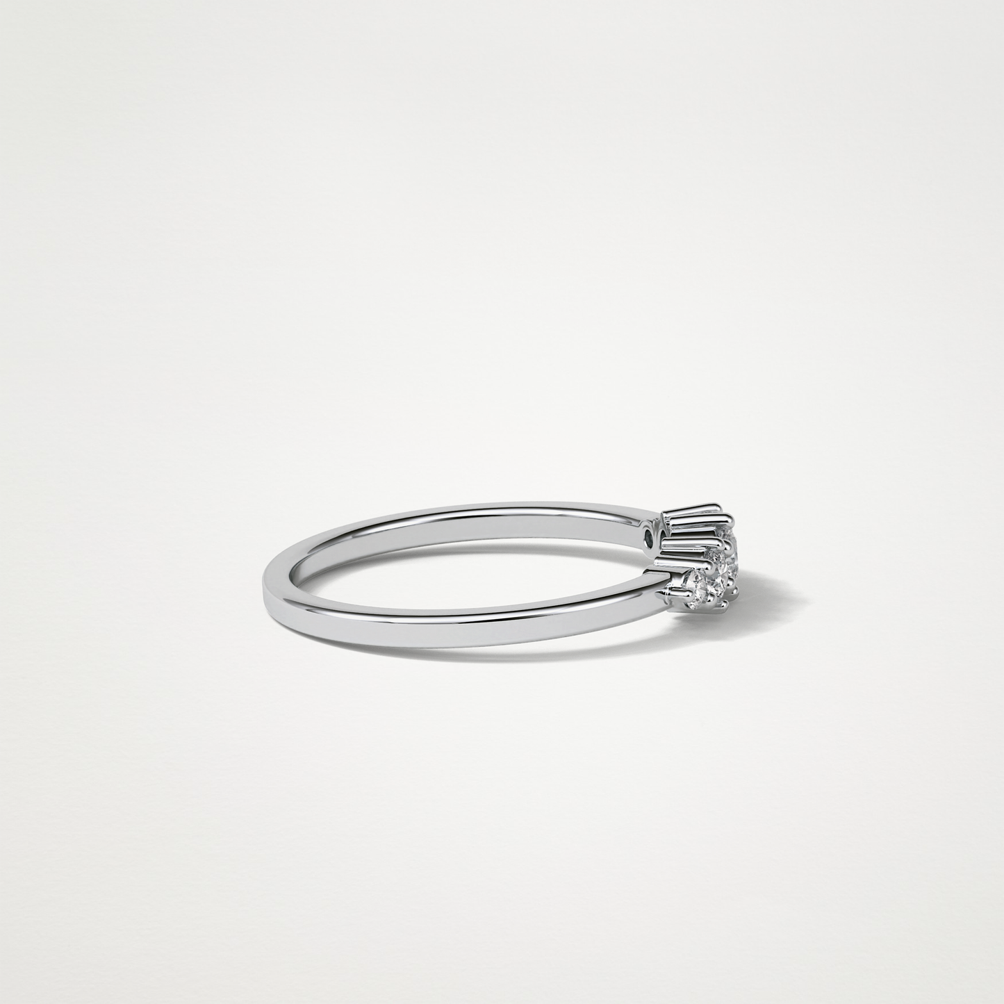 5 Stone Wedding Band – Solid Gold Elegant and Timeless Design