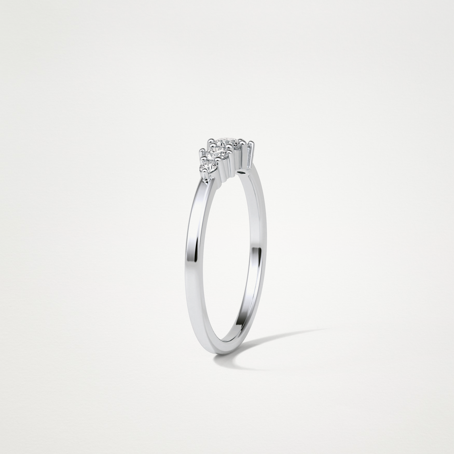 5 Stone Wedding Band – Solid Gold Elegant and Timeless Design