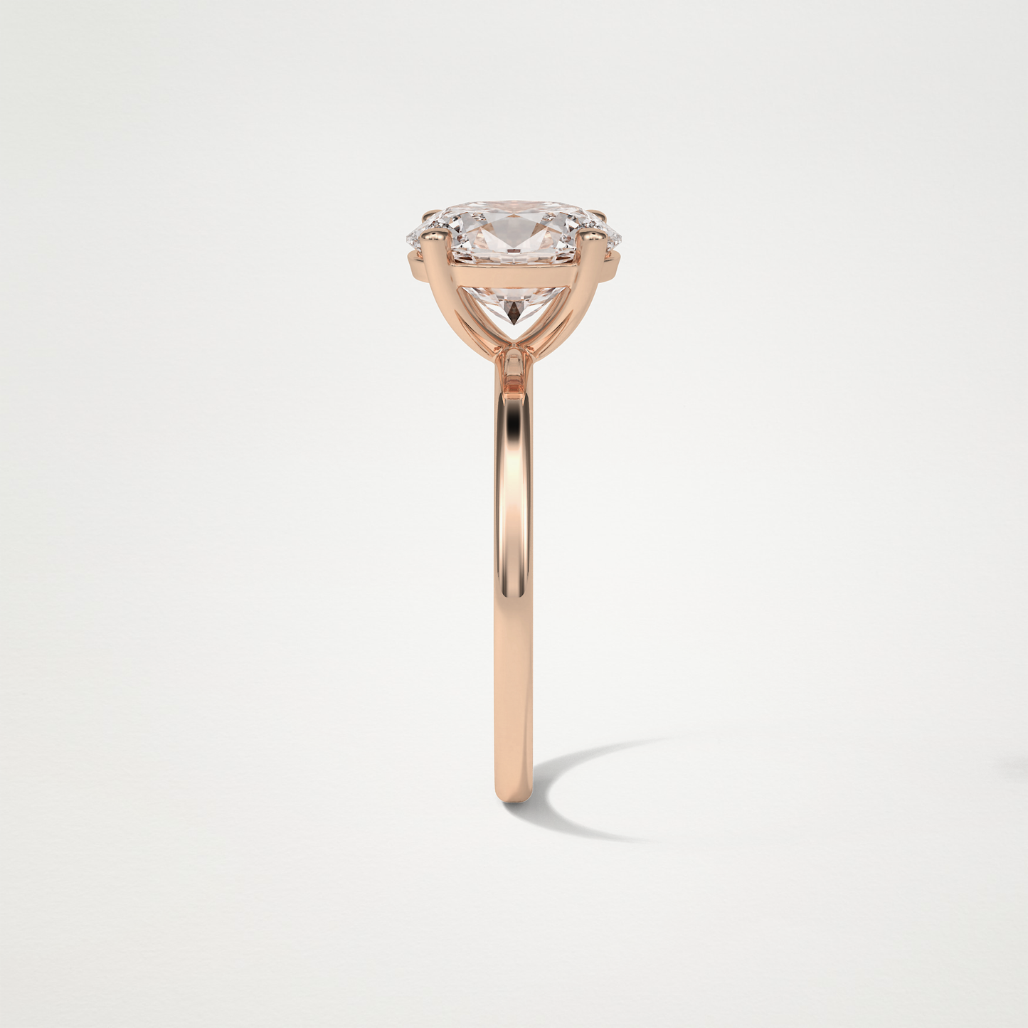 Oval Solitaire Engagement Ring – 1.91 CT Lab-Created Brilliance in 10K/14K/18K Gold