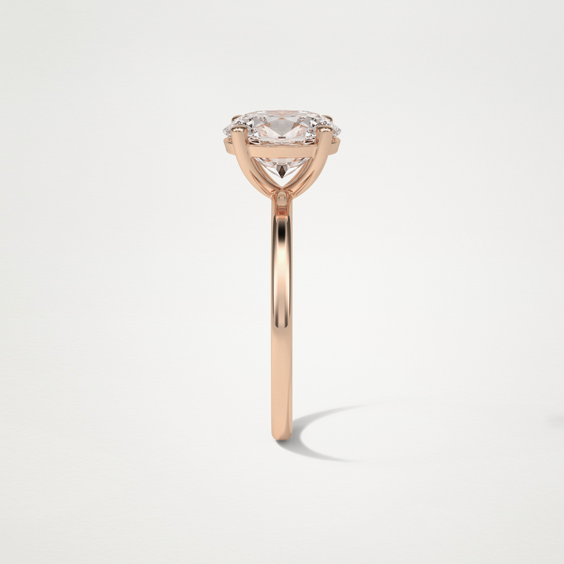 Oval Solitaire Engagement Ring – 1.91 CT Lab-Created Brilliance in 10K/14K/18K Gold