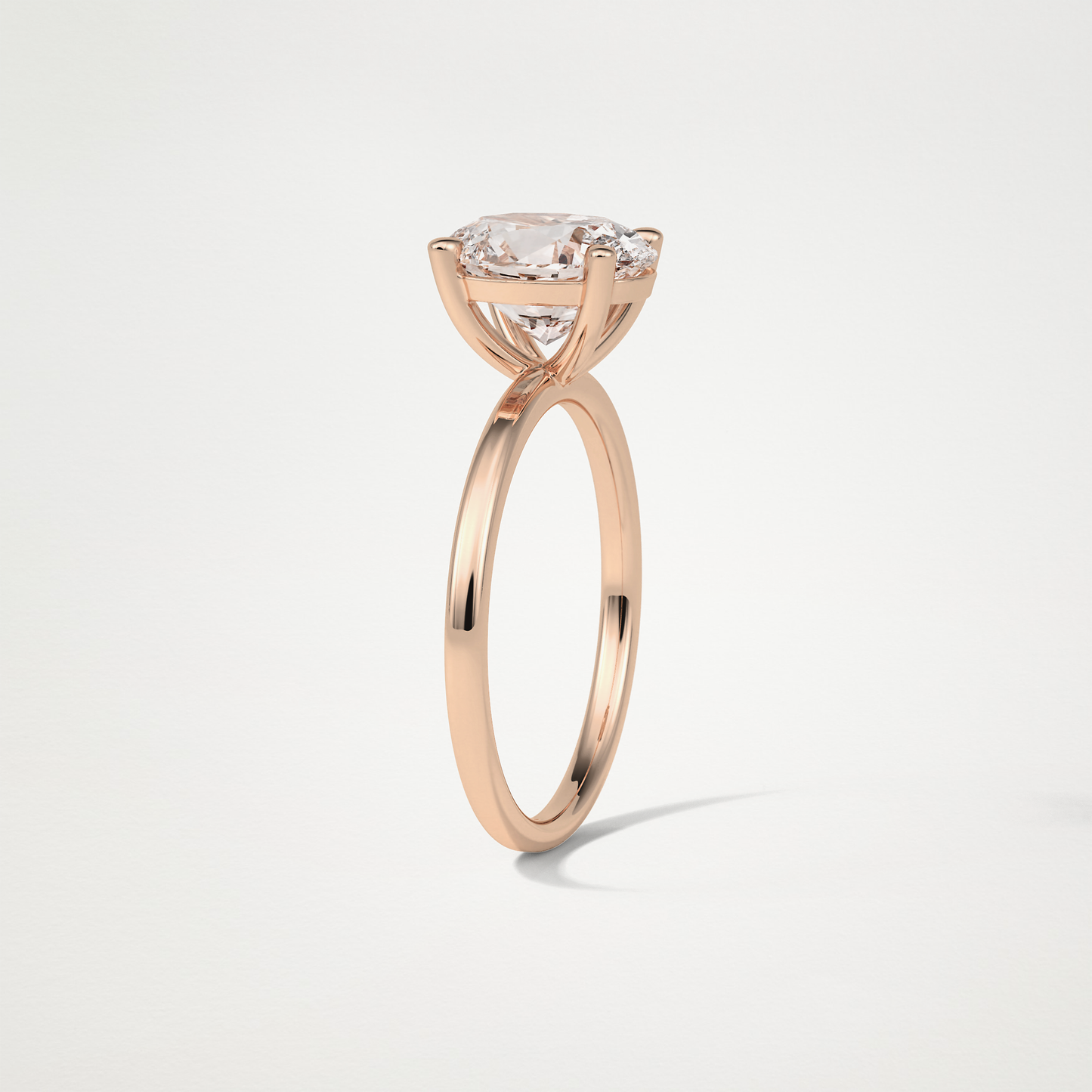 Oval Solitaire Engagement Ring – 1.91 CT Lab-Created Brilliance in 10K/14K/18K Gold