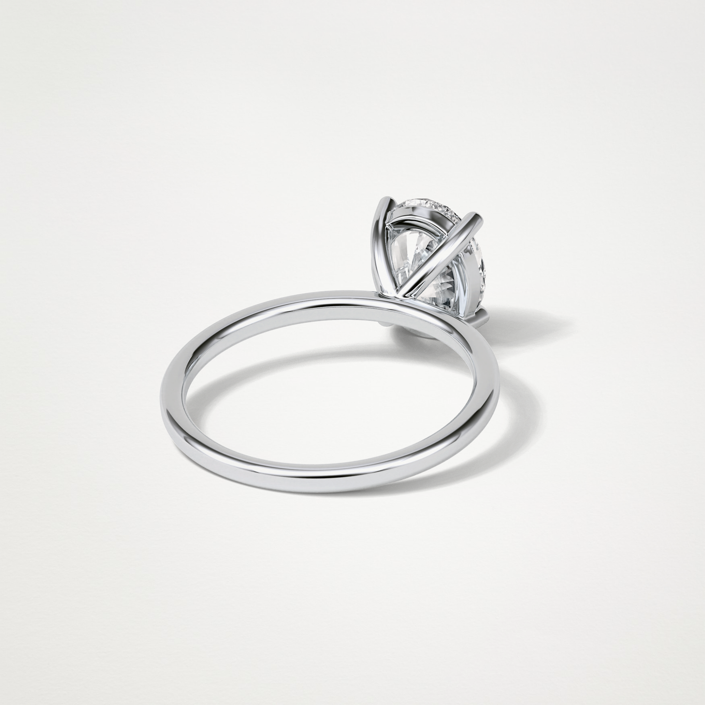 Oval Solitaire Engagement Ring – 1.91 CT Lab-Created Brilliance in 10K/14K/18K Gold