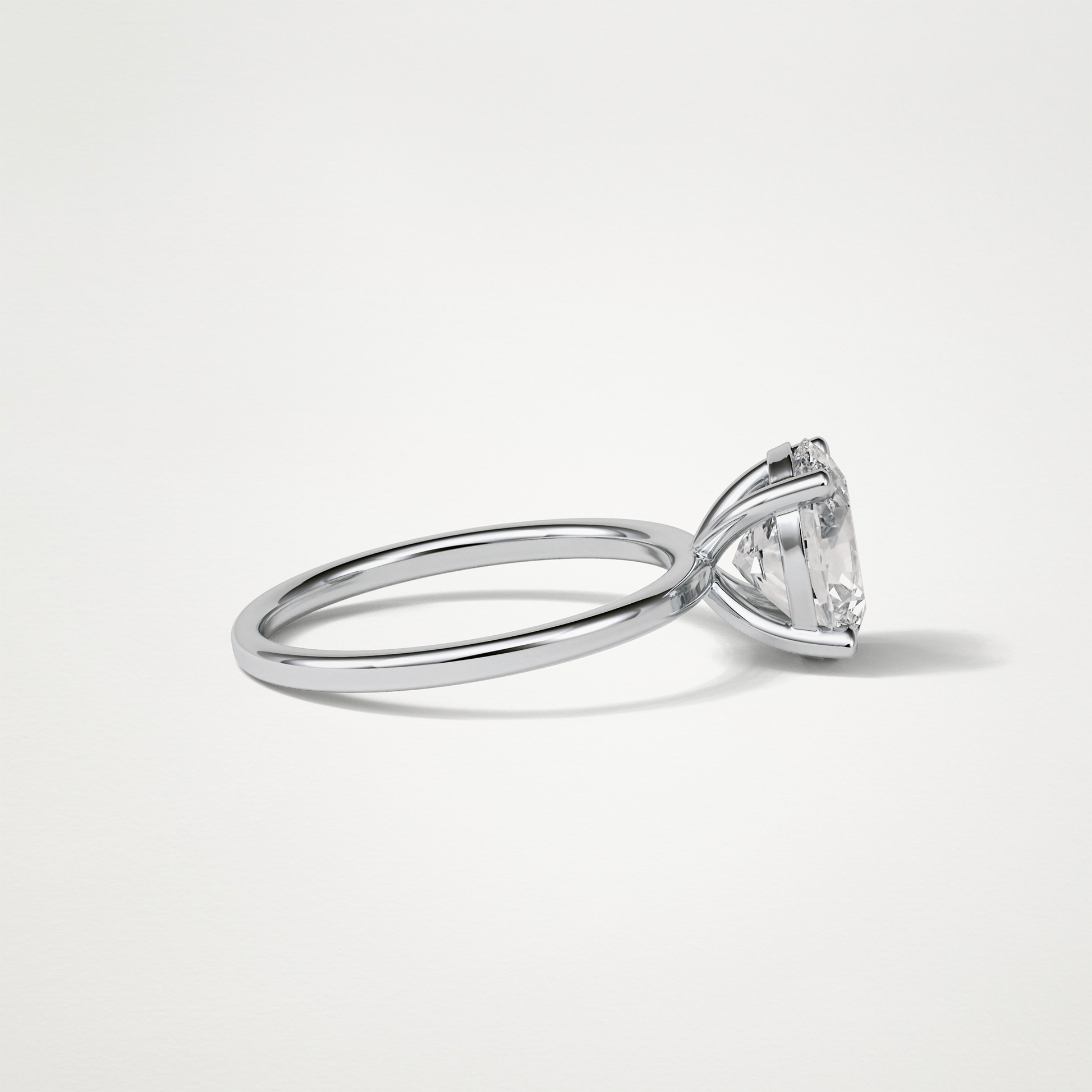 Oval Solitaire Engagement Ring – 1.91 CT Lab-Created Brilliance in 10K/14K/18K Gold