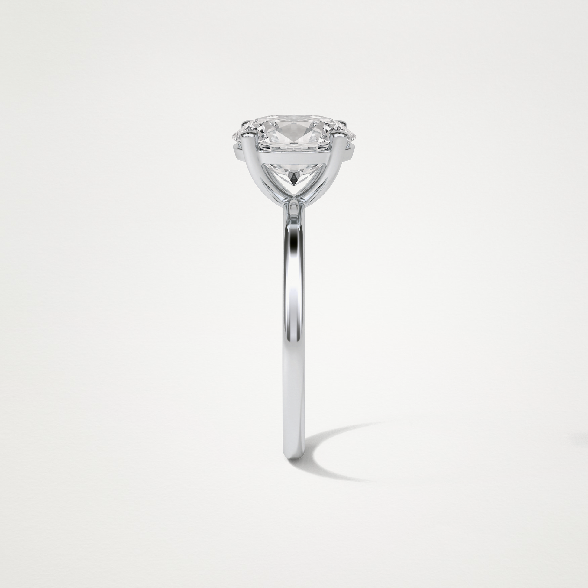 Oval Solitaire Engagement Ring – 1.91 CT Lab-Created Brilliance in 10K/14K/18K Gold