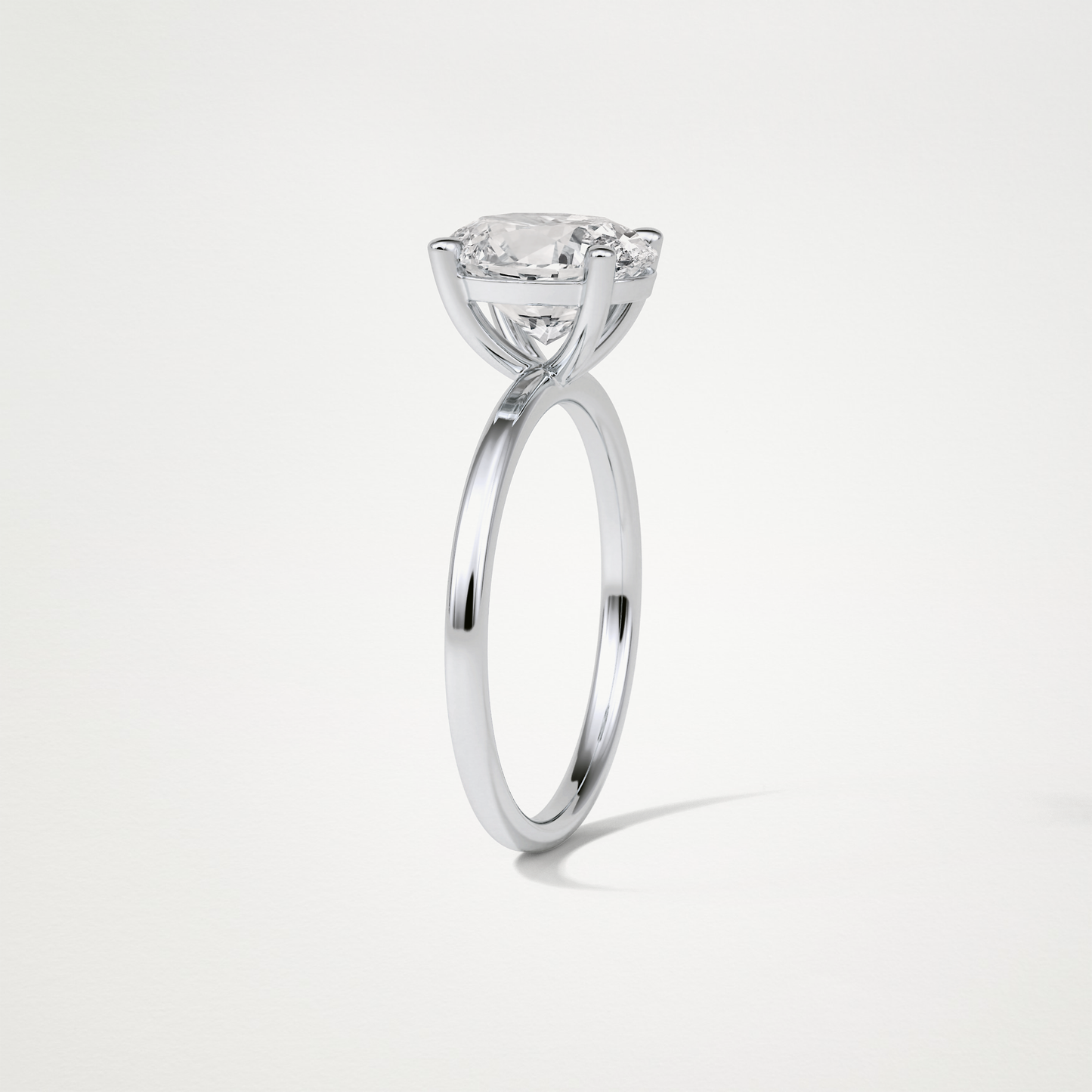 Oval Solitaire Engagement Ring – 1.91 CT Lab-Created Brilliance in 10K/14K/18K Gold