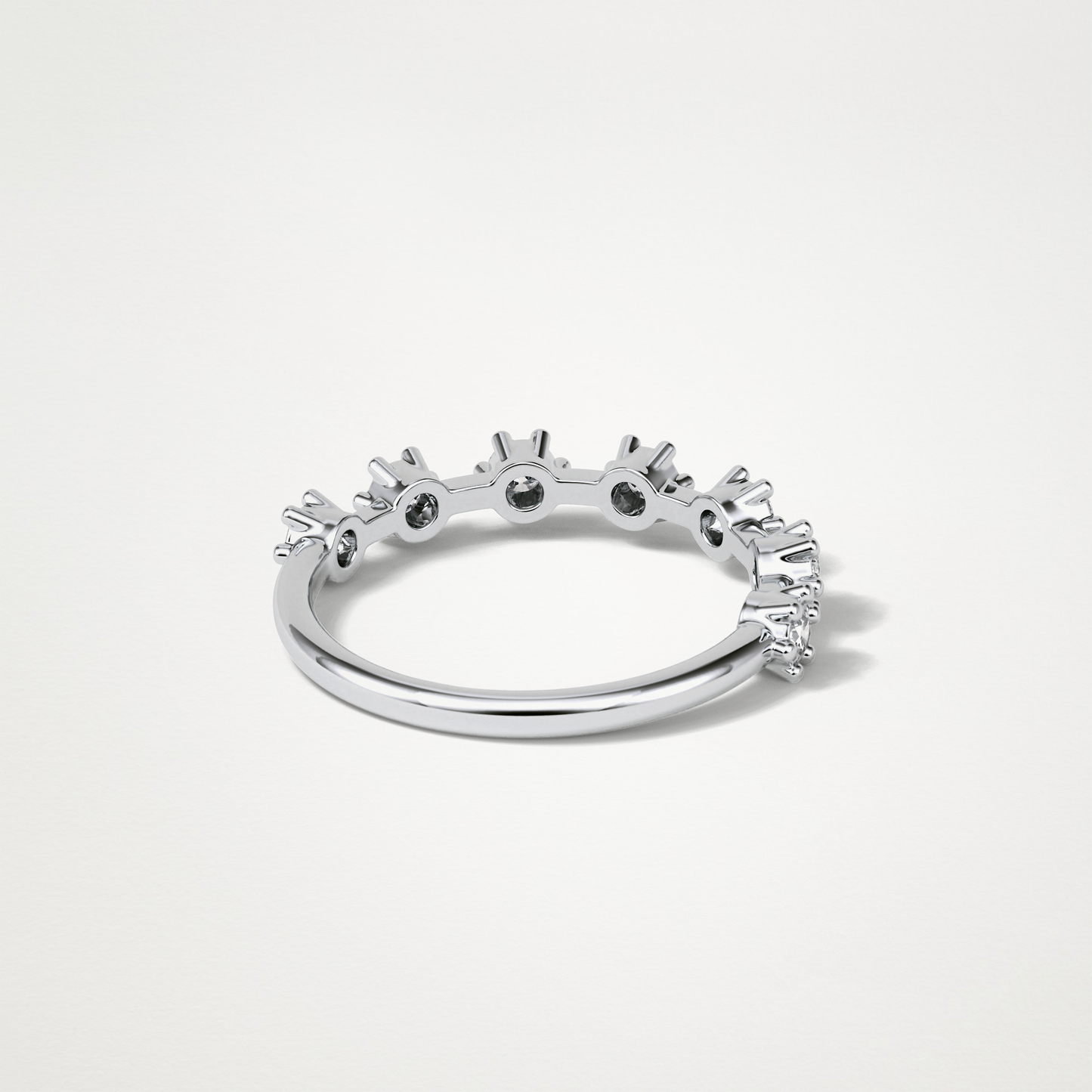 0.49 TCW Round Dainty Wedding Band – Solid Gold Elegant and Timeless Design