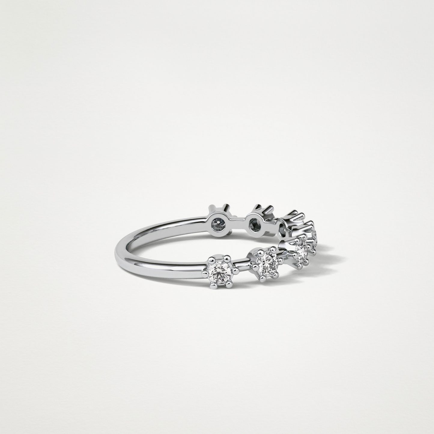 0.49 TCW Round Dainty Wedding Band – Solid Gold Elegant and Timeless Design