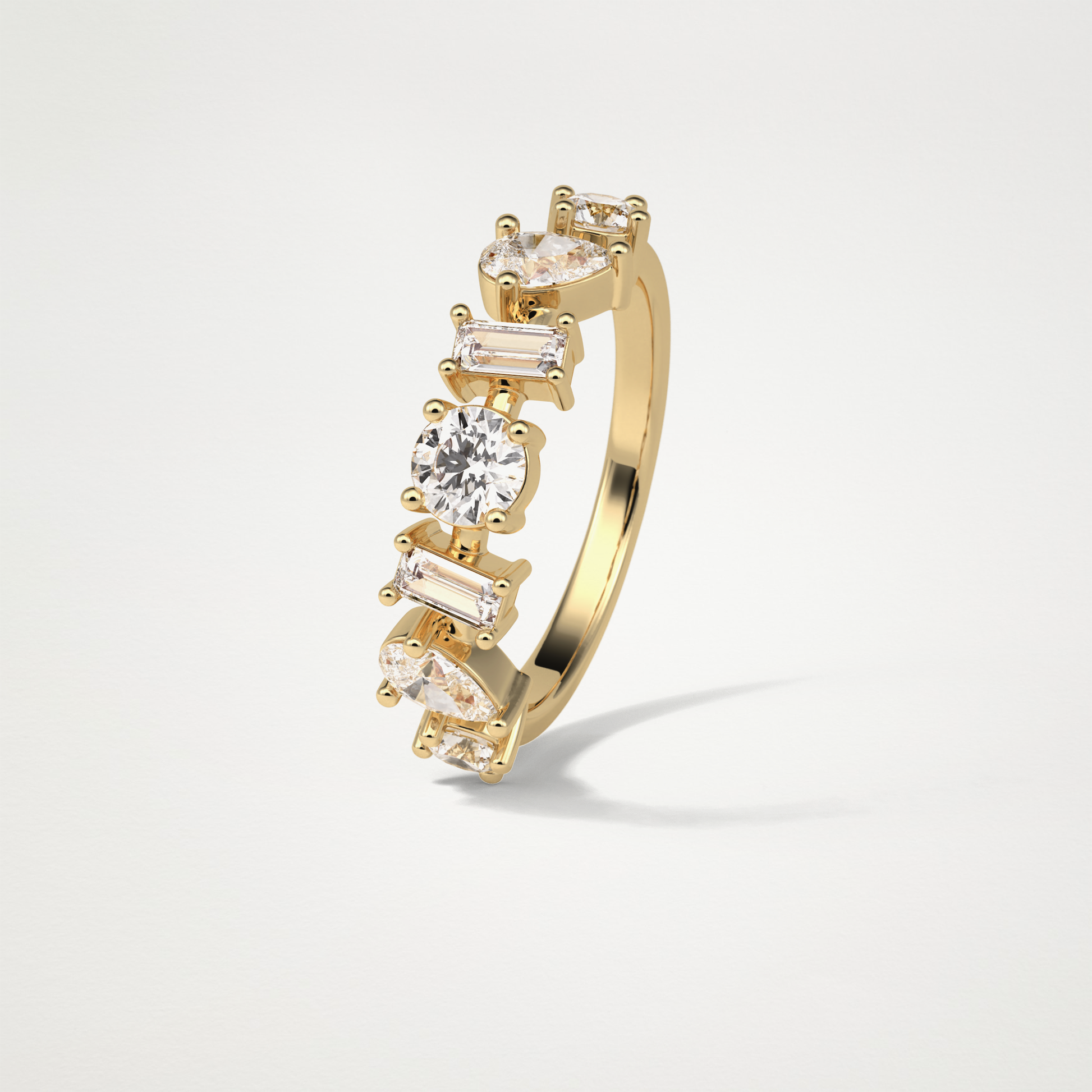 Dainty Wedding Band – Solid Gold Elegant and Timeless Design