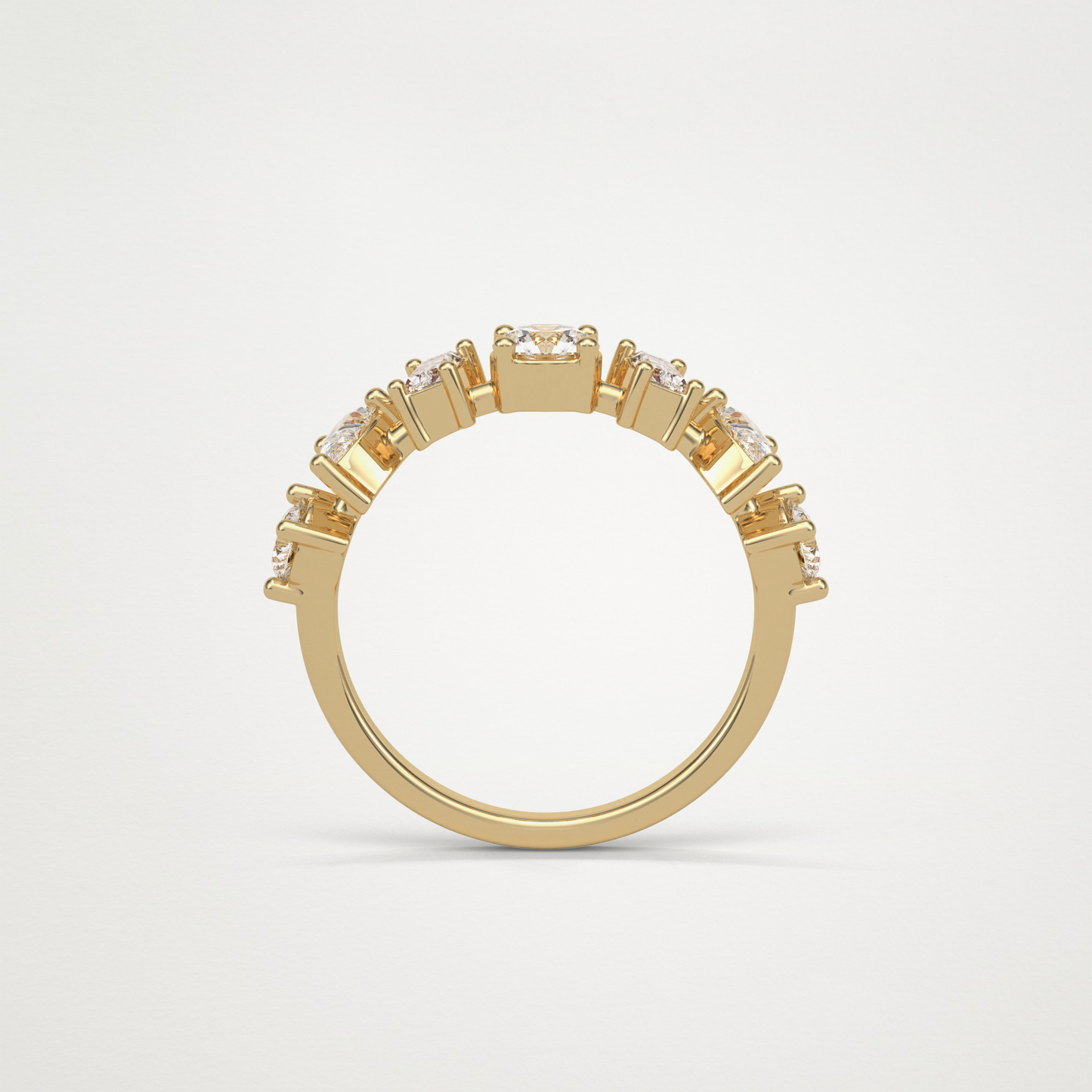 Dainty Wedding Band – Solid Gold Elegant and Timeless Design