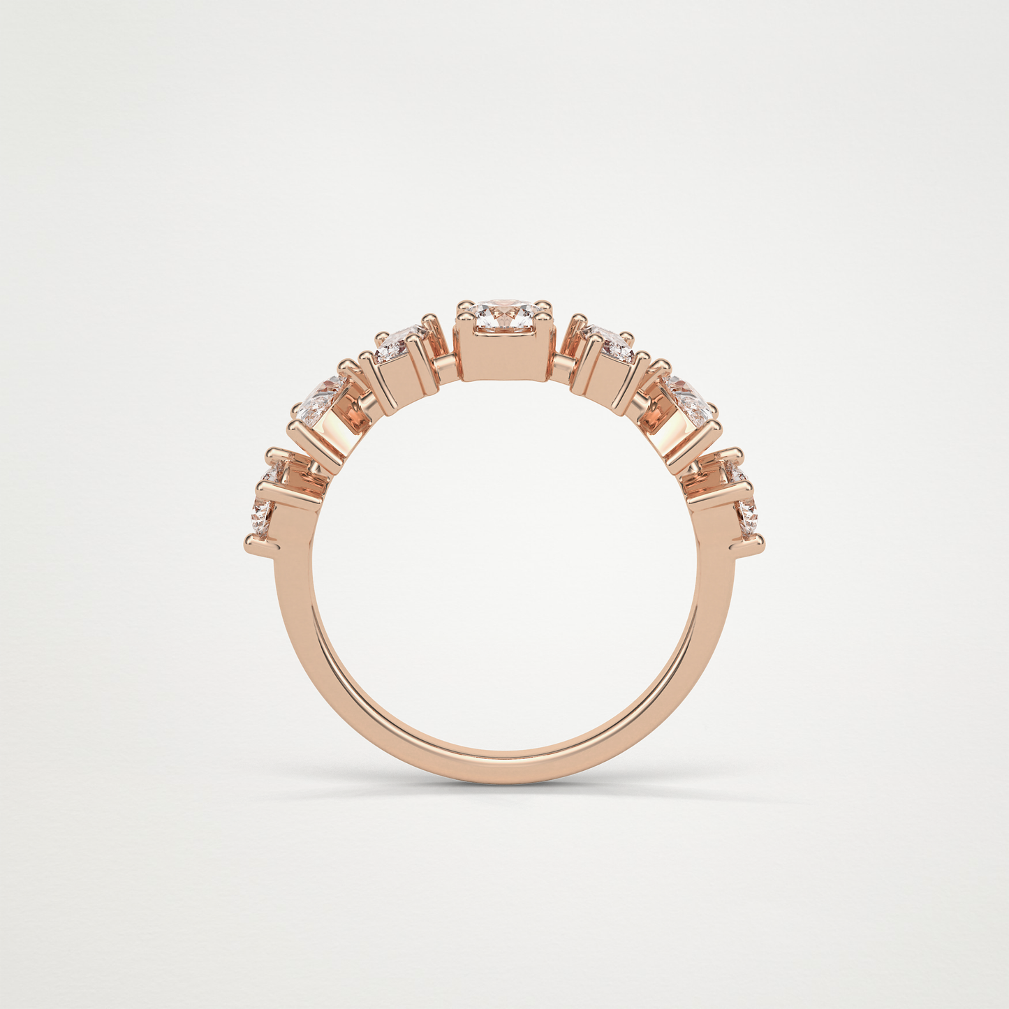 Dainty Wedding Band – Solid Gold Elegant and Timeless Design