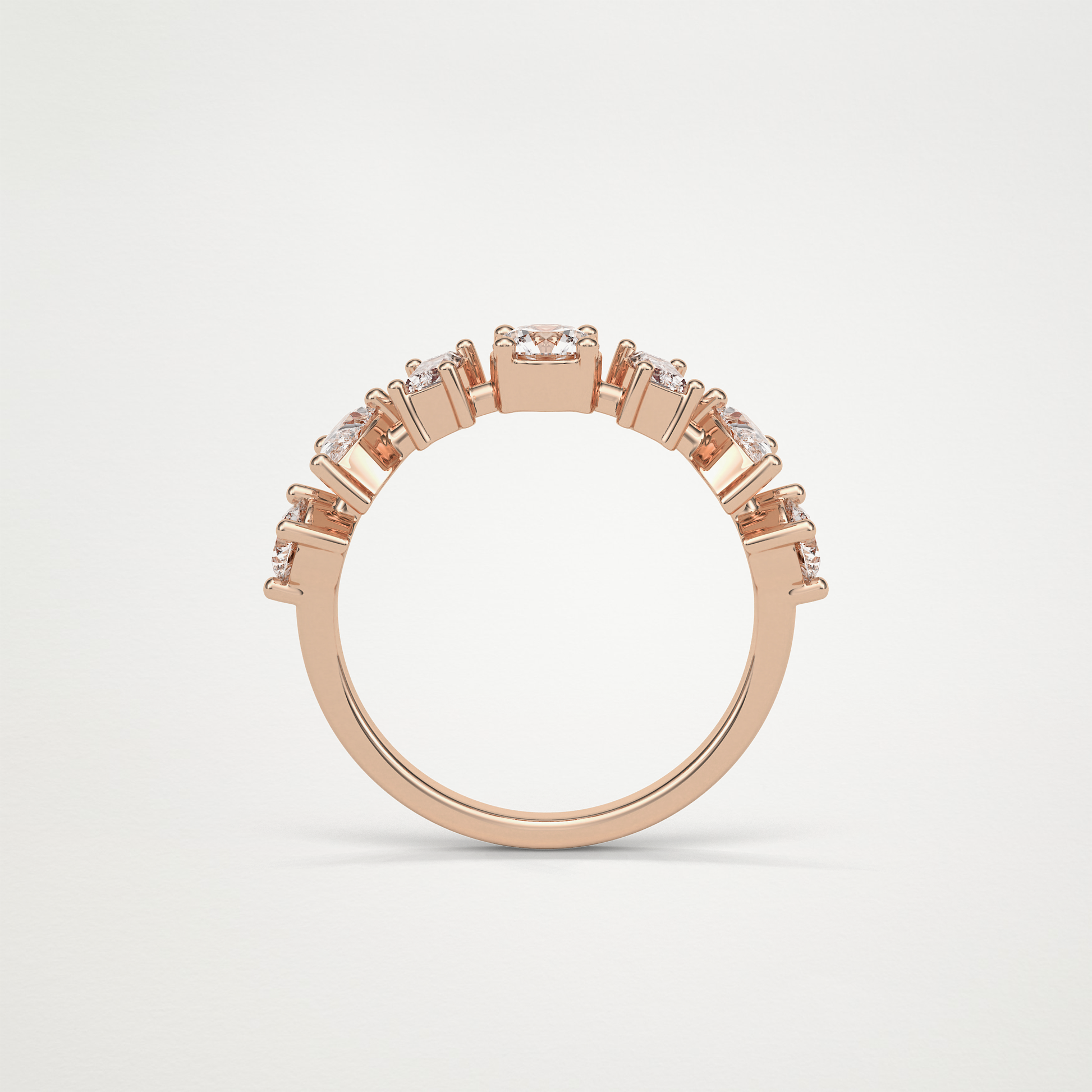 Dainty Wedding Band – Solid Gold Elegant and Timeless Design