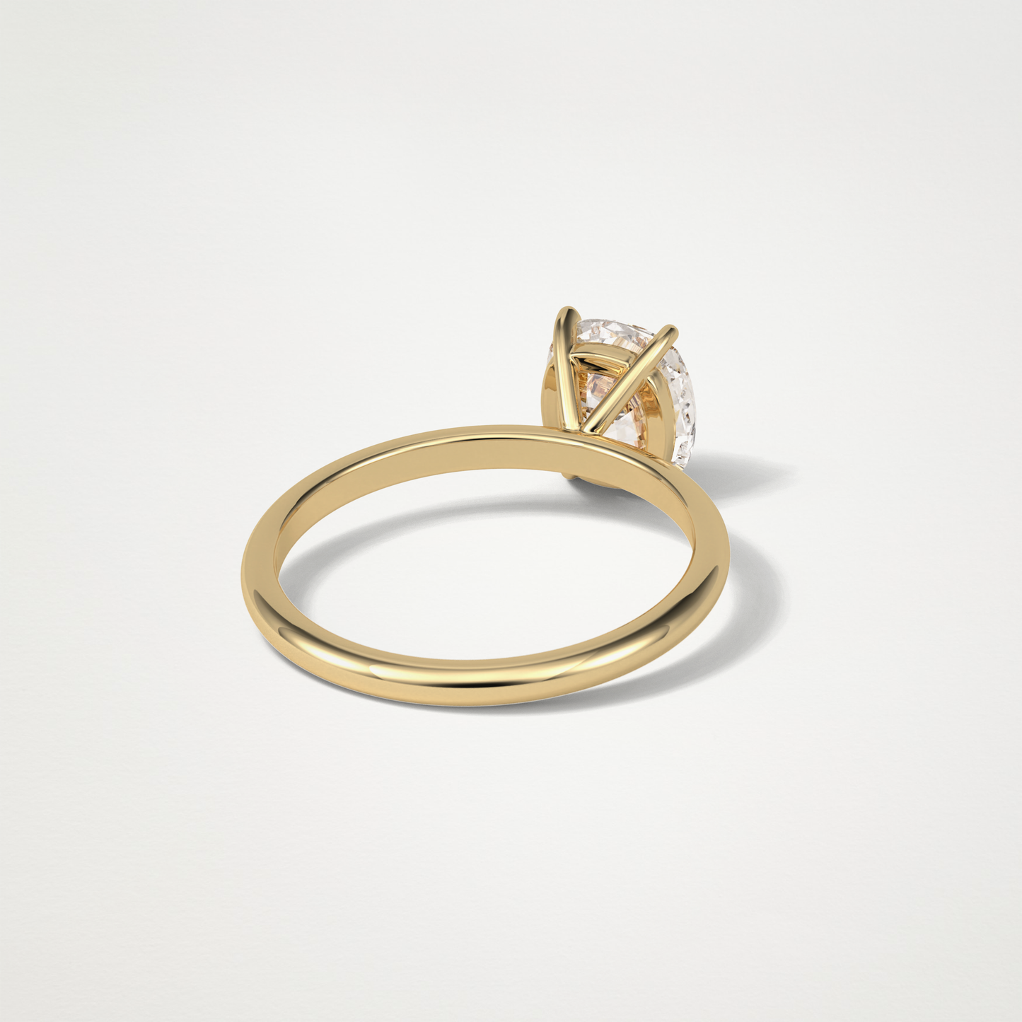 Elongated Cushion Solitaire Engagement Ring – 2.35 CT Lab-Created Brilliance in 10K/14K/18K Gold