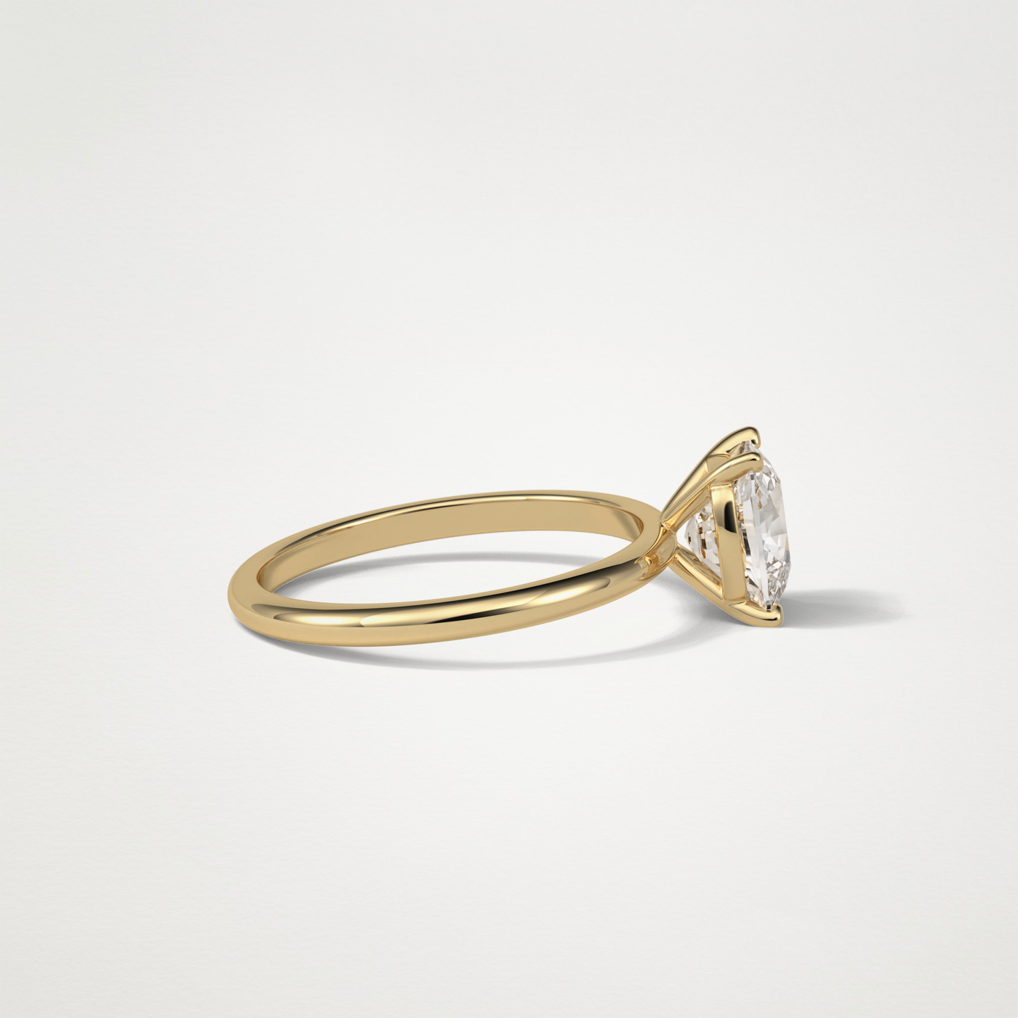 Elongated Cushion Solitaire Engagement Ring – 2.35 CT Lab-Created Brilliance in 10K/14K/18K Gold