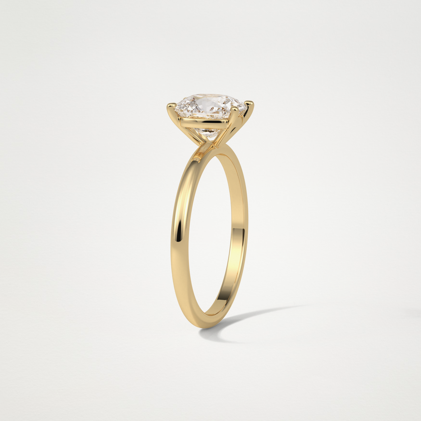 Elongated Cushion Solitaire Engagement Ring – 2.35 CT Lab-Created Brilliance in 10K/14K/18K Gold