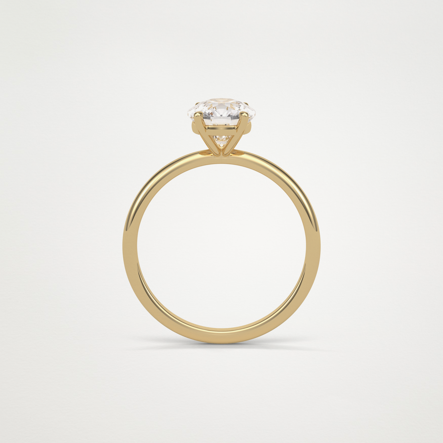 Elongated Cushion Solitaire Engagement Ring – 2.35 CT Lab-Created Brilliance in 10K/14K/18K Gold