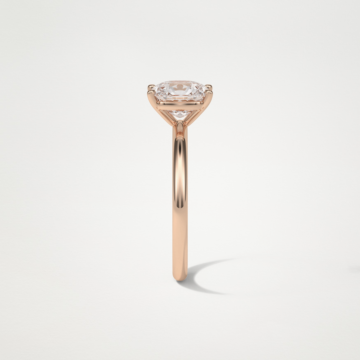 Elongated Cushion Solitaire Engagement Ring – 2.35 CT Lab-Created Brilliance in 10K/14K/18K Gold