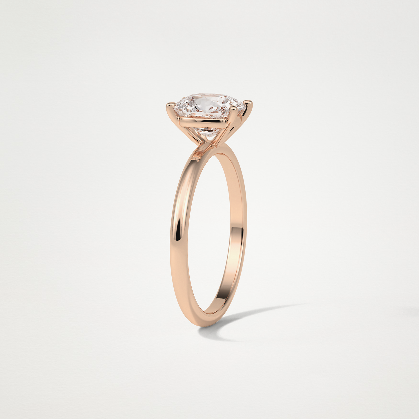 Elongated Cushion Solitaire Engagement Ring – 2.35 CT Lab-Created Brilliance in 10K/14K/18K Gold