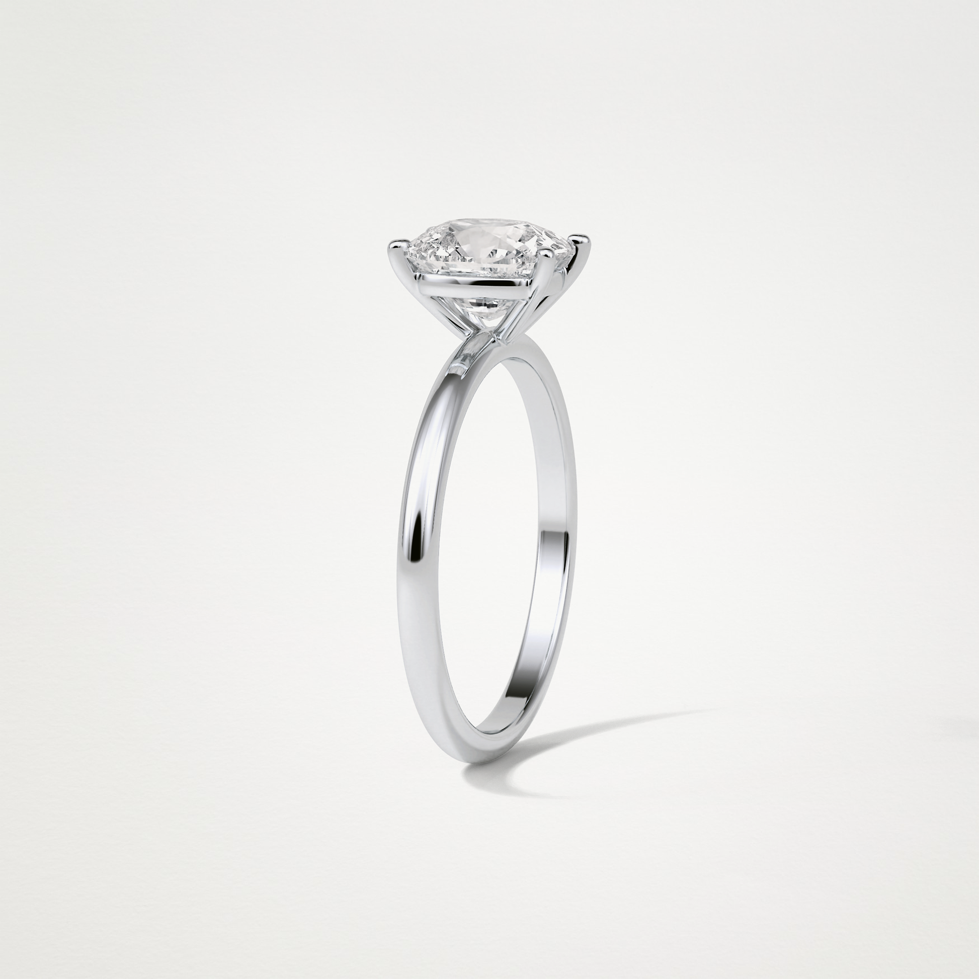 Elongated Cushion Solitaire Engagement Ring – 2.35 CT Lab-Created Brilliance in 10K/14K/18K Gold