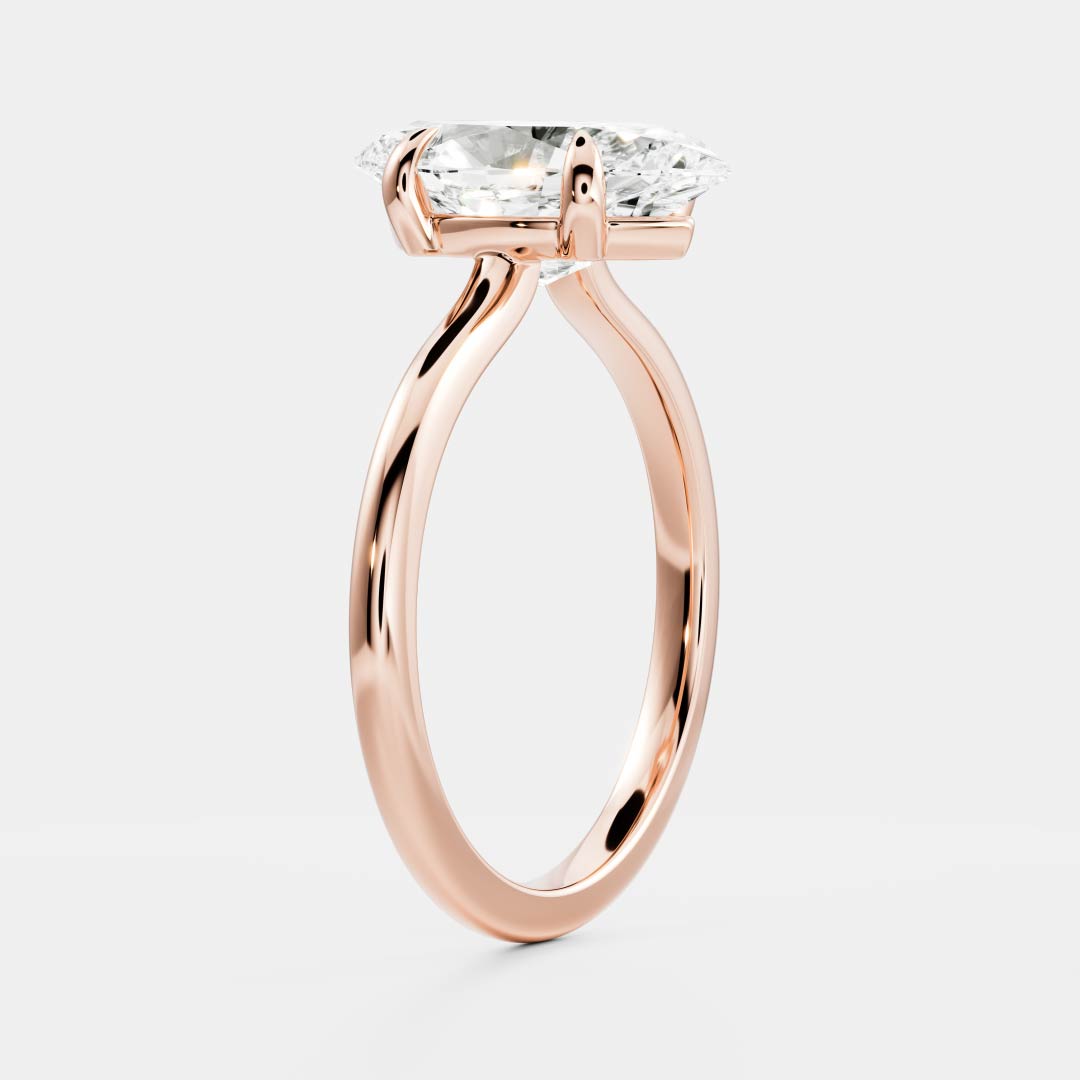 Stunning 1.5-2.5 CT Marquise Moissanite Engagement Ring with Solitaire Design