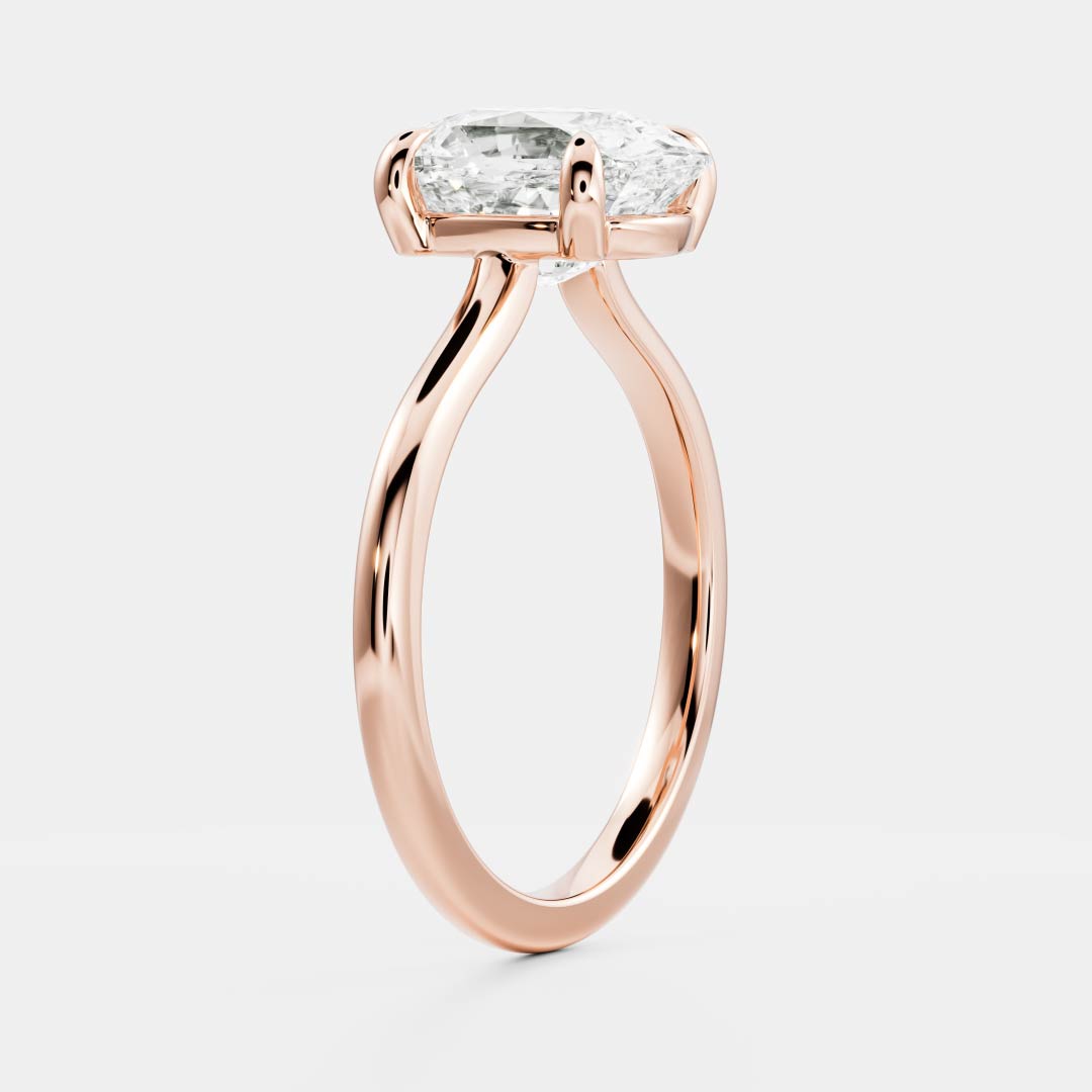 Stunning 1.5-2.5 CT Elongated Cushion Moissanite Engagement Ring with Solitaire Design