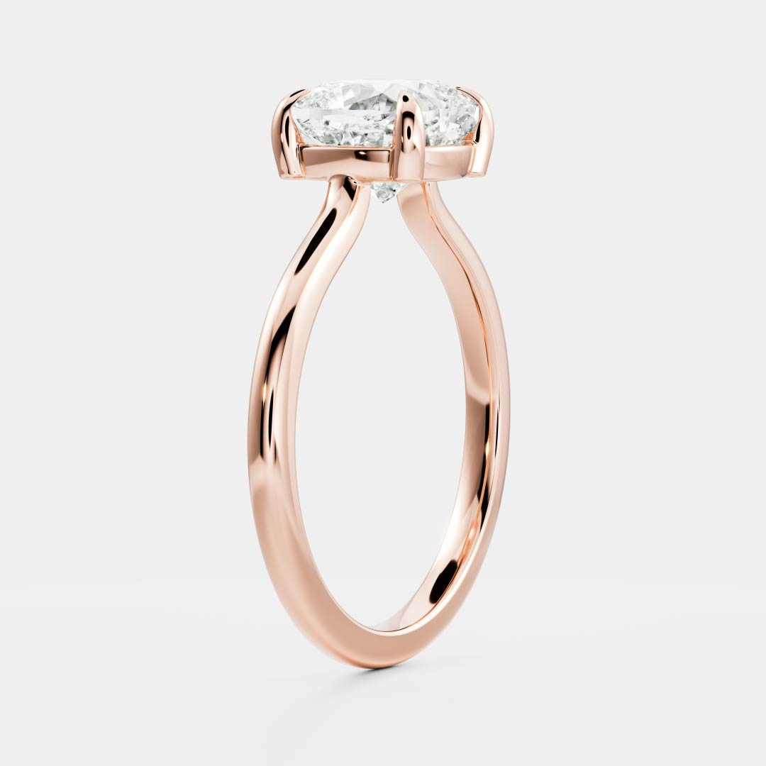 Stunning 1.0-2.0 CT Cushion Moissanite Engagement Ring with Solitaire Design