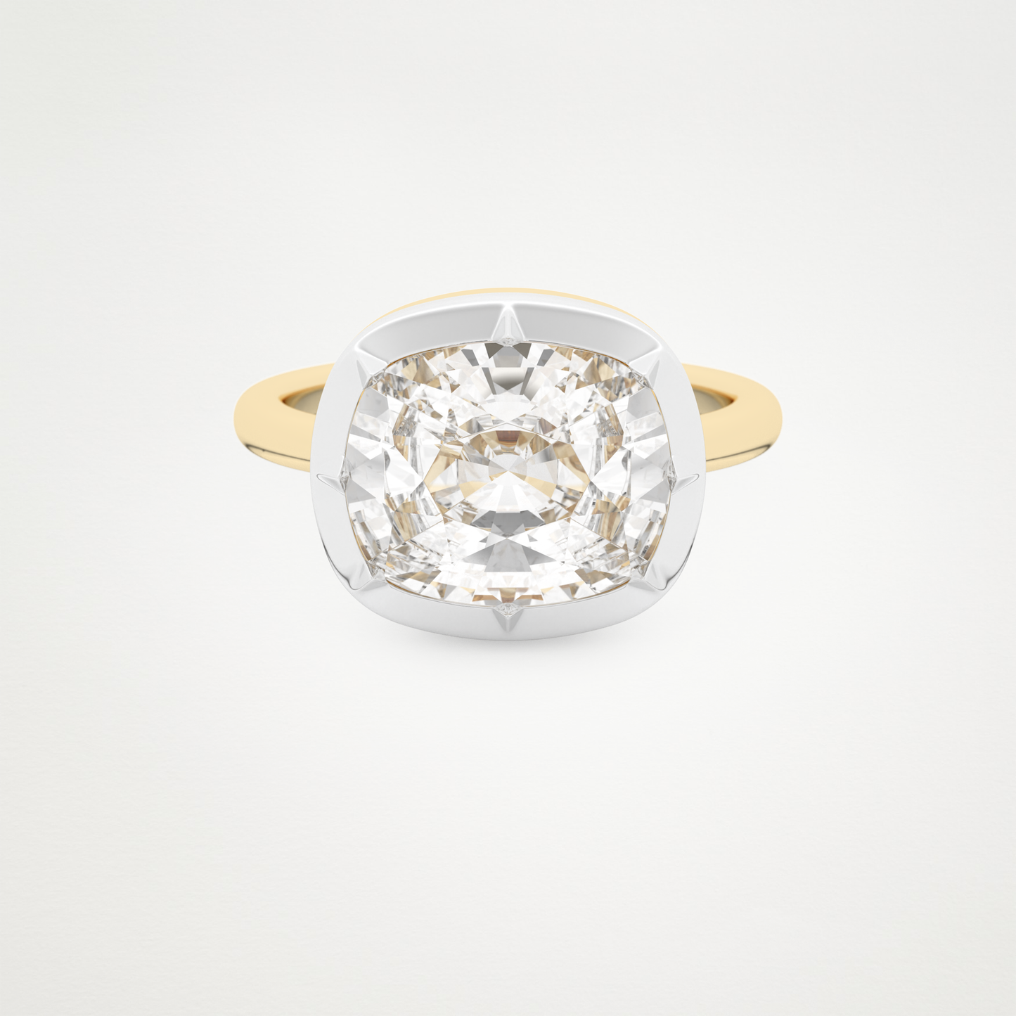 5 CT Moissanite Elongated Cushion Engagement Ring – Inspired by Zendaya 1