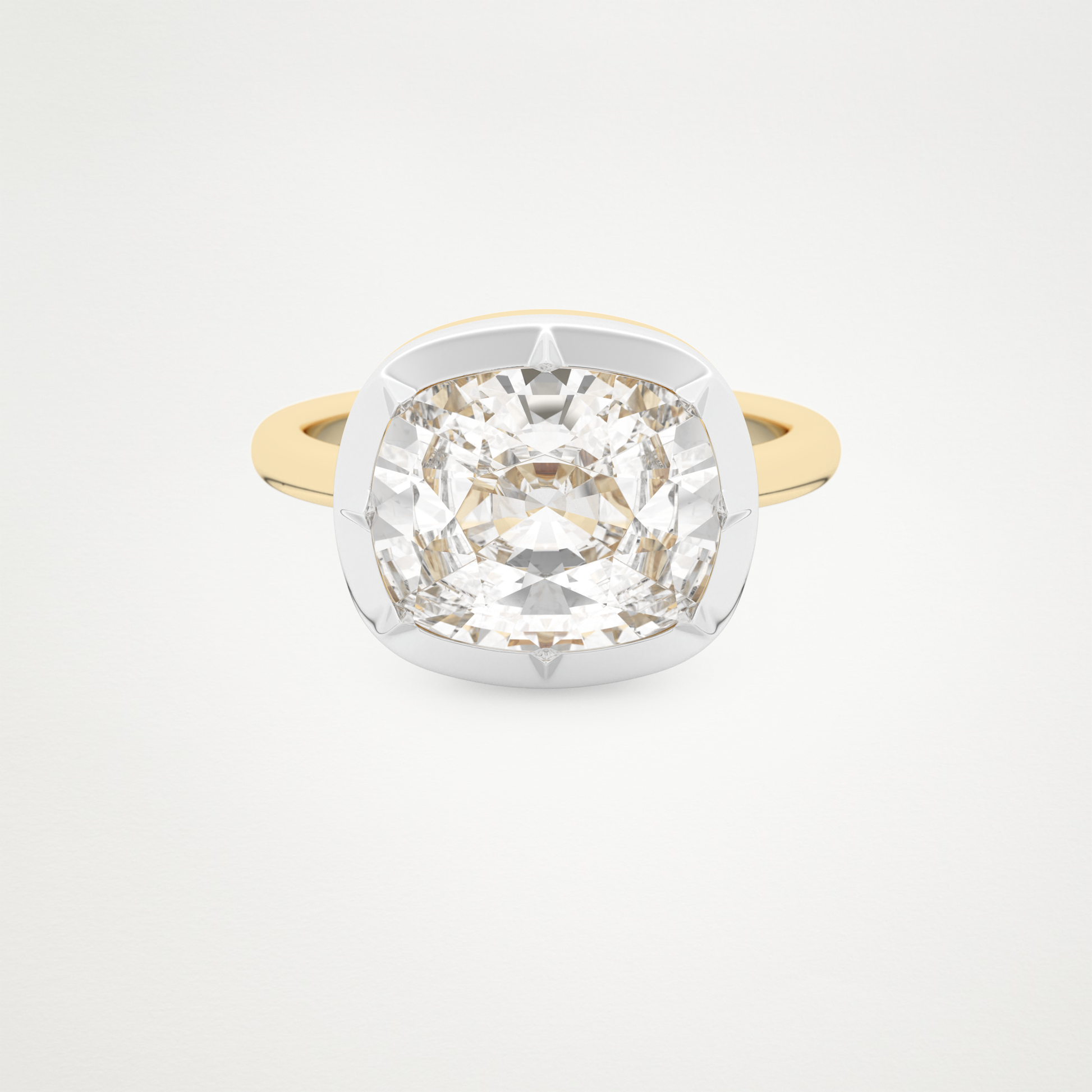 5 CT Moissanite Elongated Cushion Engagement Ring – Inspired by Zendaya 1
