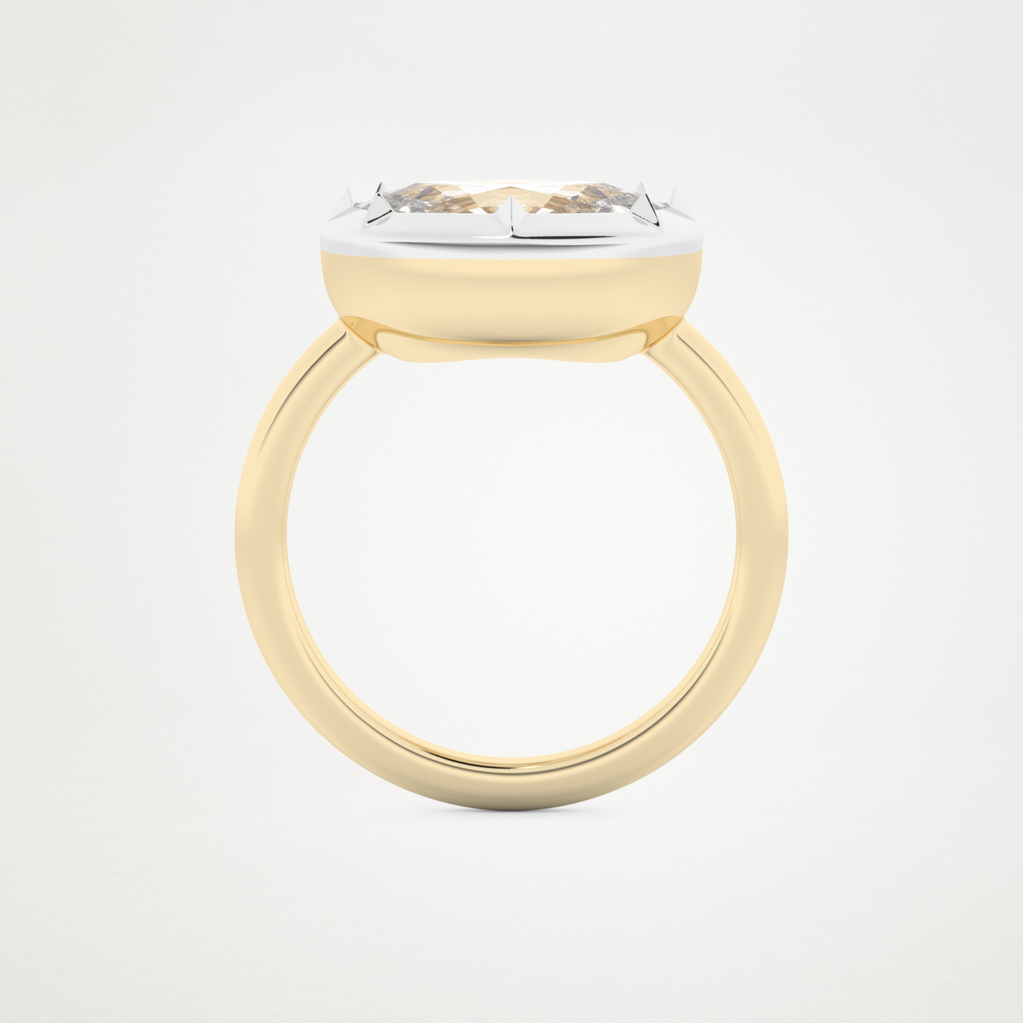 5 CT Moissanite Elongated Cushion Engagement Ring – Inspired by Zendaya 4