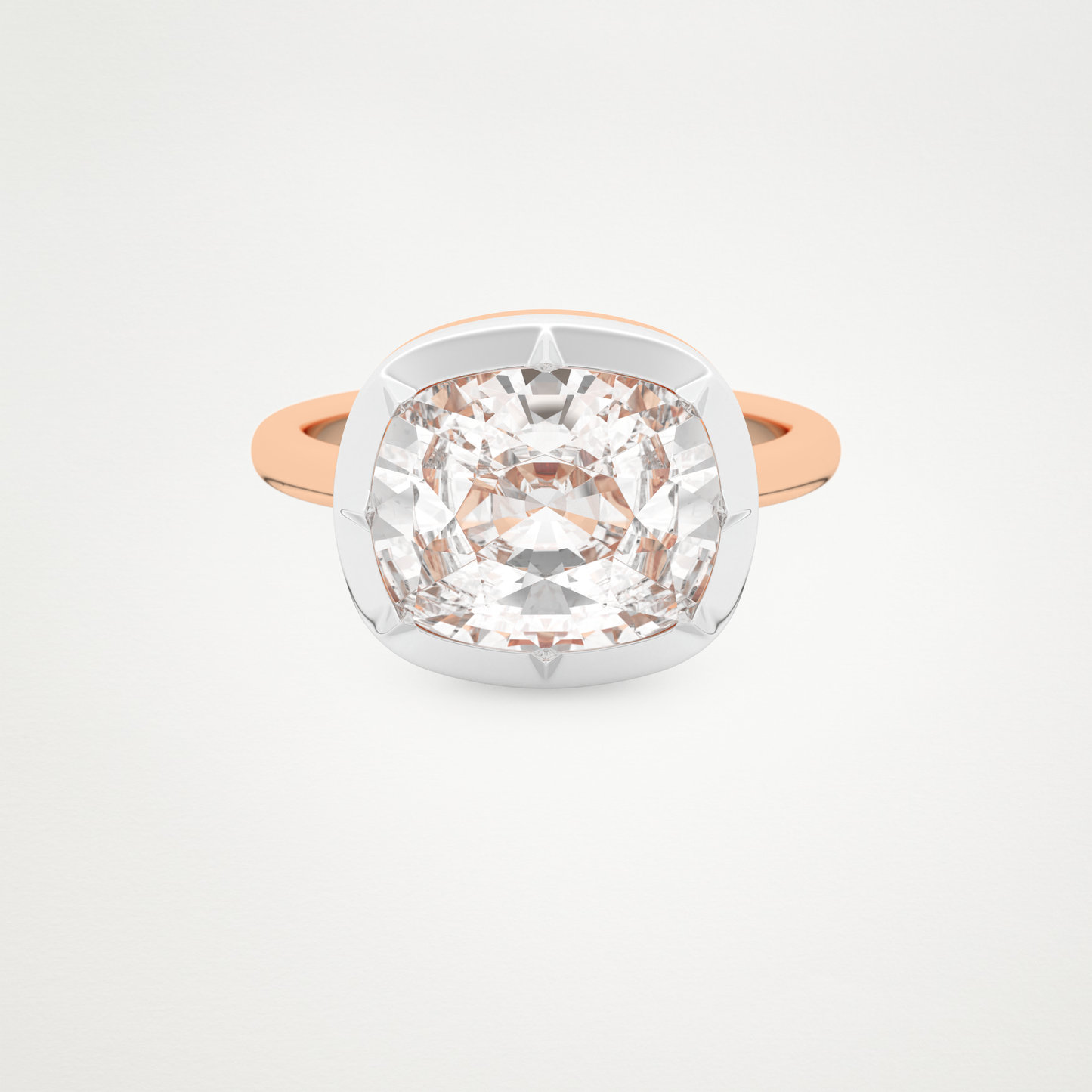 5 CT Moissanite Elongated Cushion Engagement Ring – Inspired by Zendaya 7